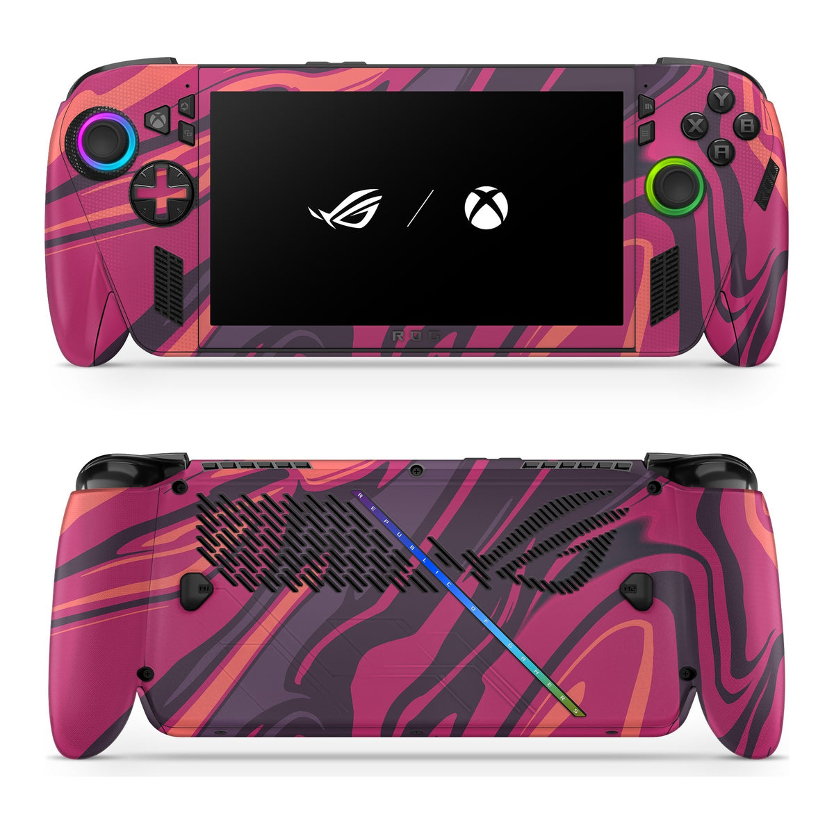 Poseidon Red Asus ROG Xbox Ally skin by Decalz