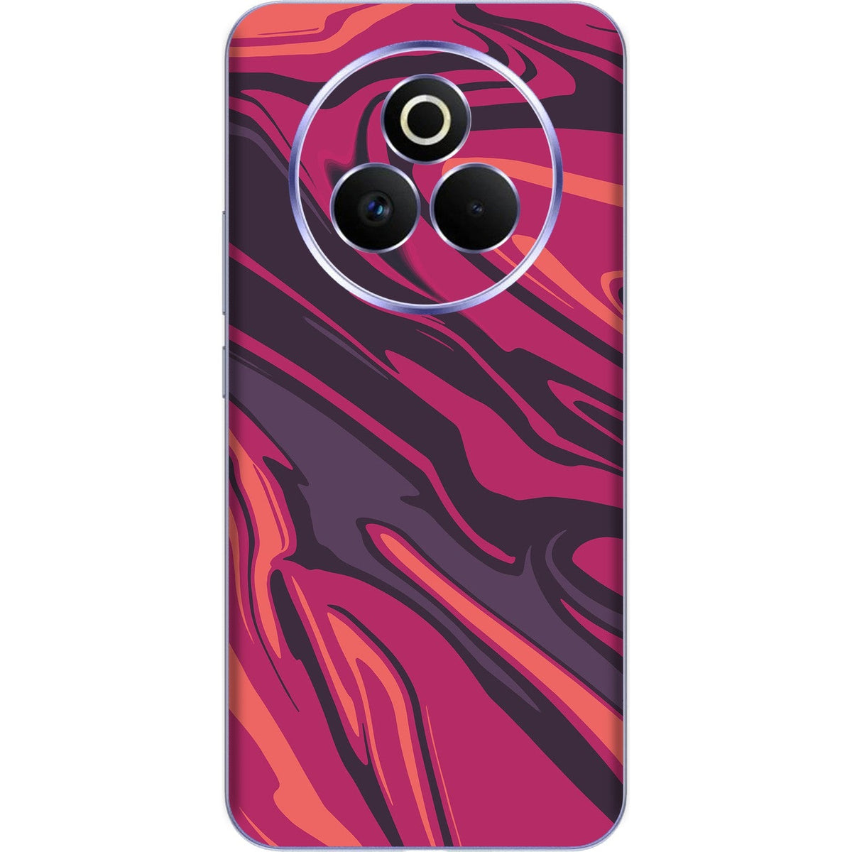 Poseidon Red skin on Realme P3 Pro (5G) by Decalz
