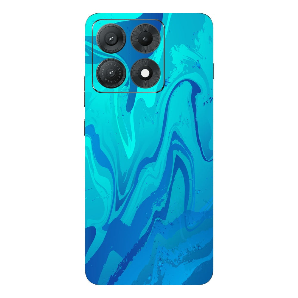 Poseidon Blue skin on Moto Edge 70 Max (5G) by Decalz