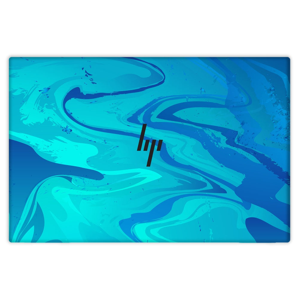 Poseidon Blue skin on Hp Elitebook 840 G7 by Decalz