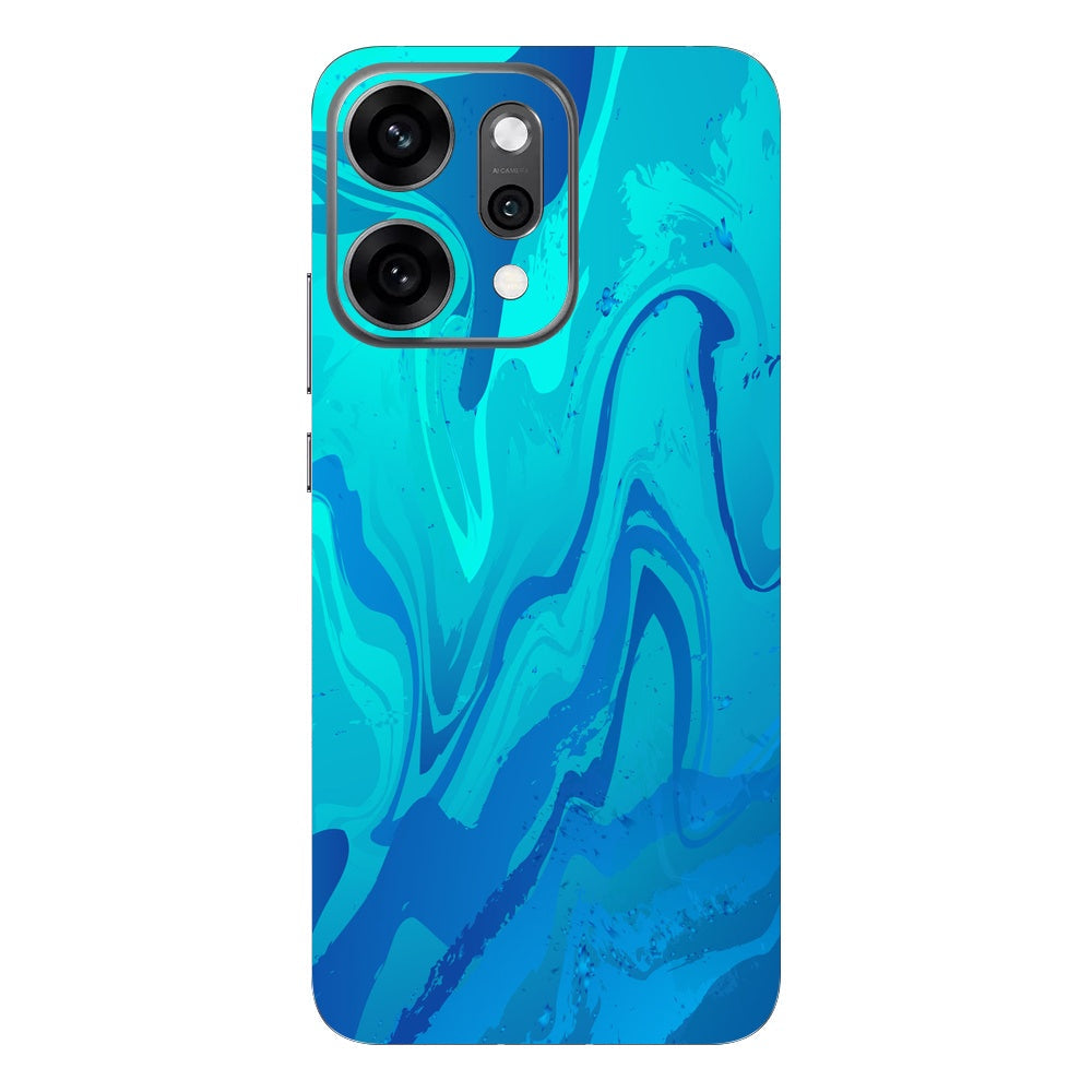 Poseidon Blue skin on Oppo Reno 14 Pro (5G) by Decalz