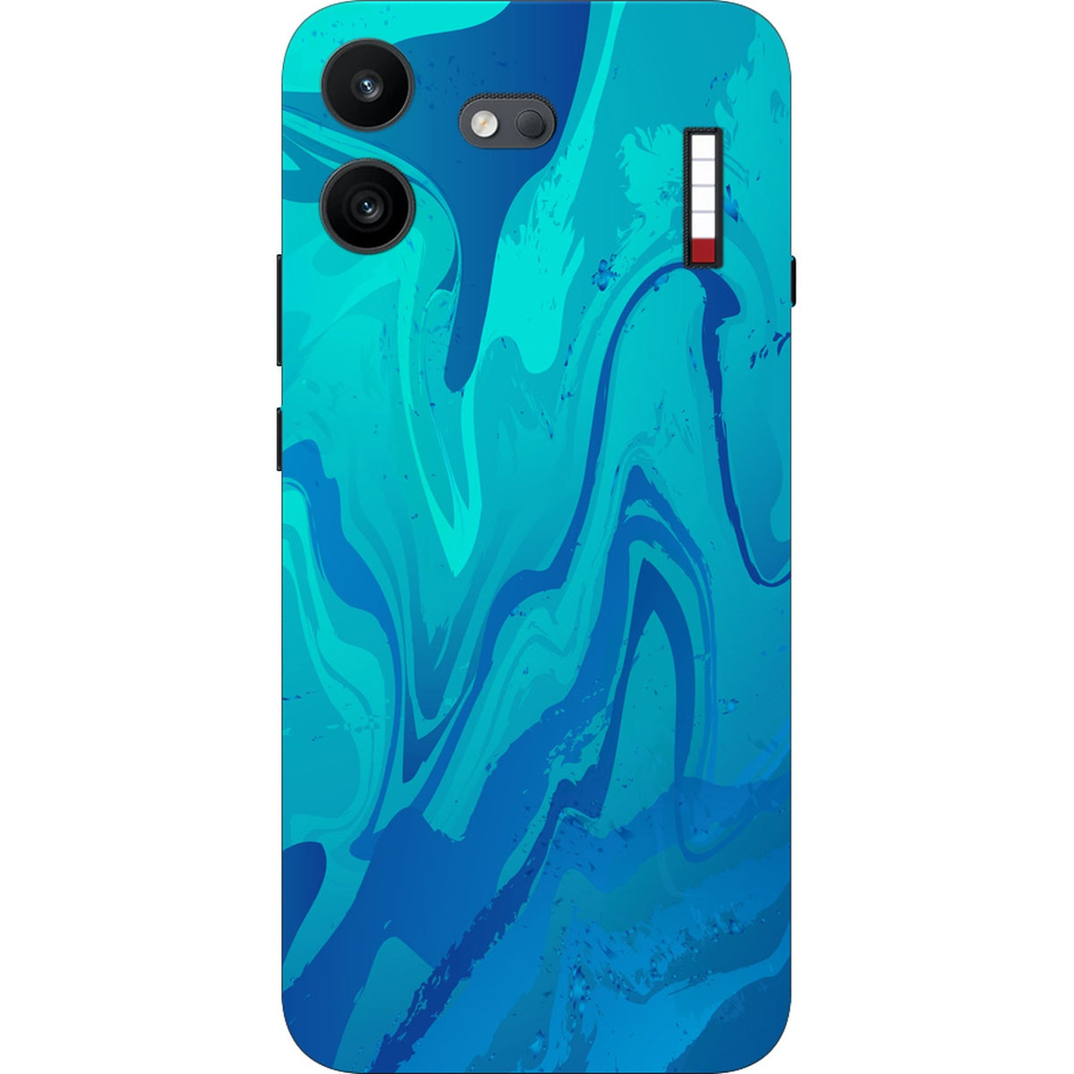 Poseidon Blue skin on Nothing Phone 4B by Decalz