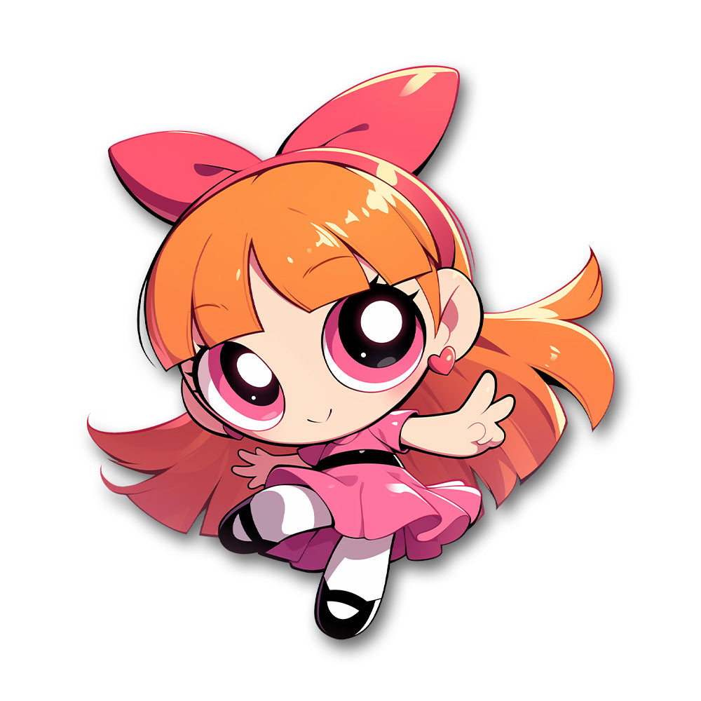 Powerpuff Girl Blossom Cute Sticker