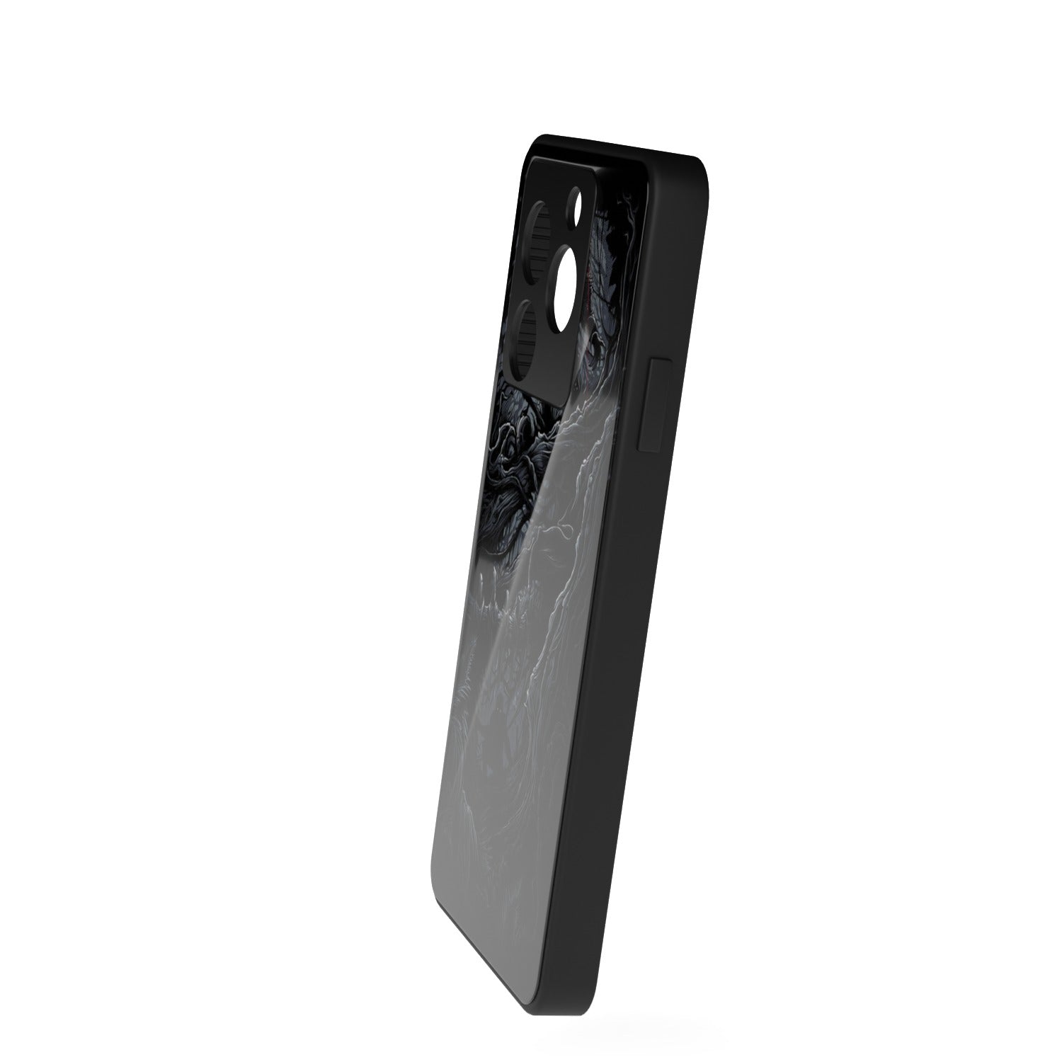 Predator printed metal phone case - side view