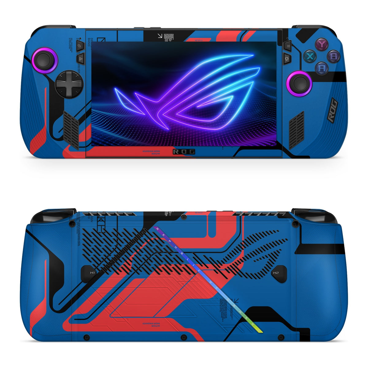 Prime Blue Asus ROG Xbox Ally X skin by Decalz