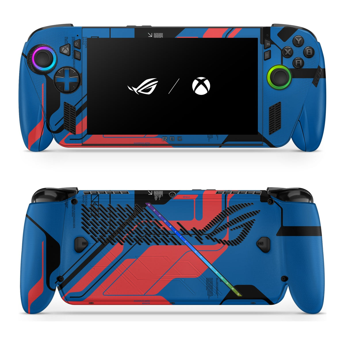 Prime Blue Asus ROG Xbox Ally skin by Decalz