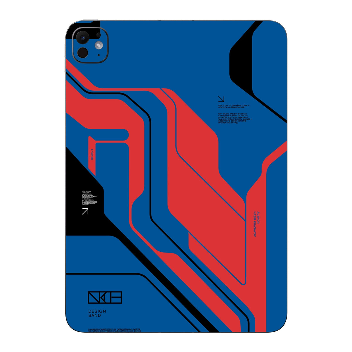 Prime Blue skin on iPad Pro 11-inch M5 by Decalz