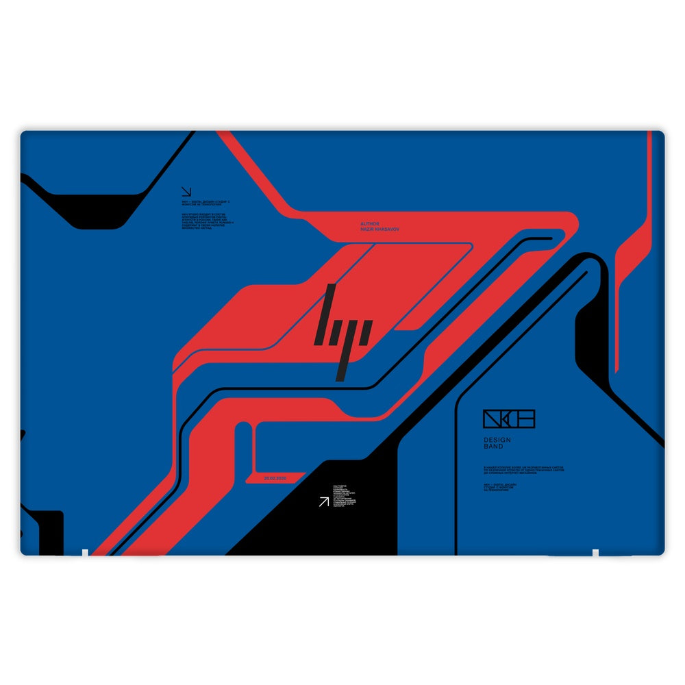 Prime Blue skin on Hp Elitebook X360 1040 G5 by Decalz