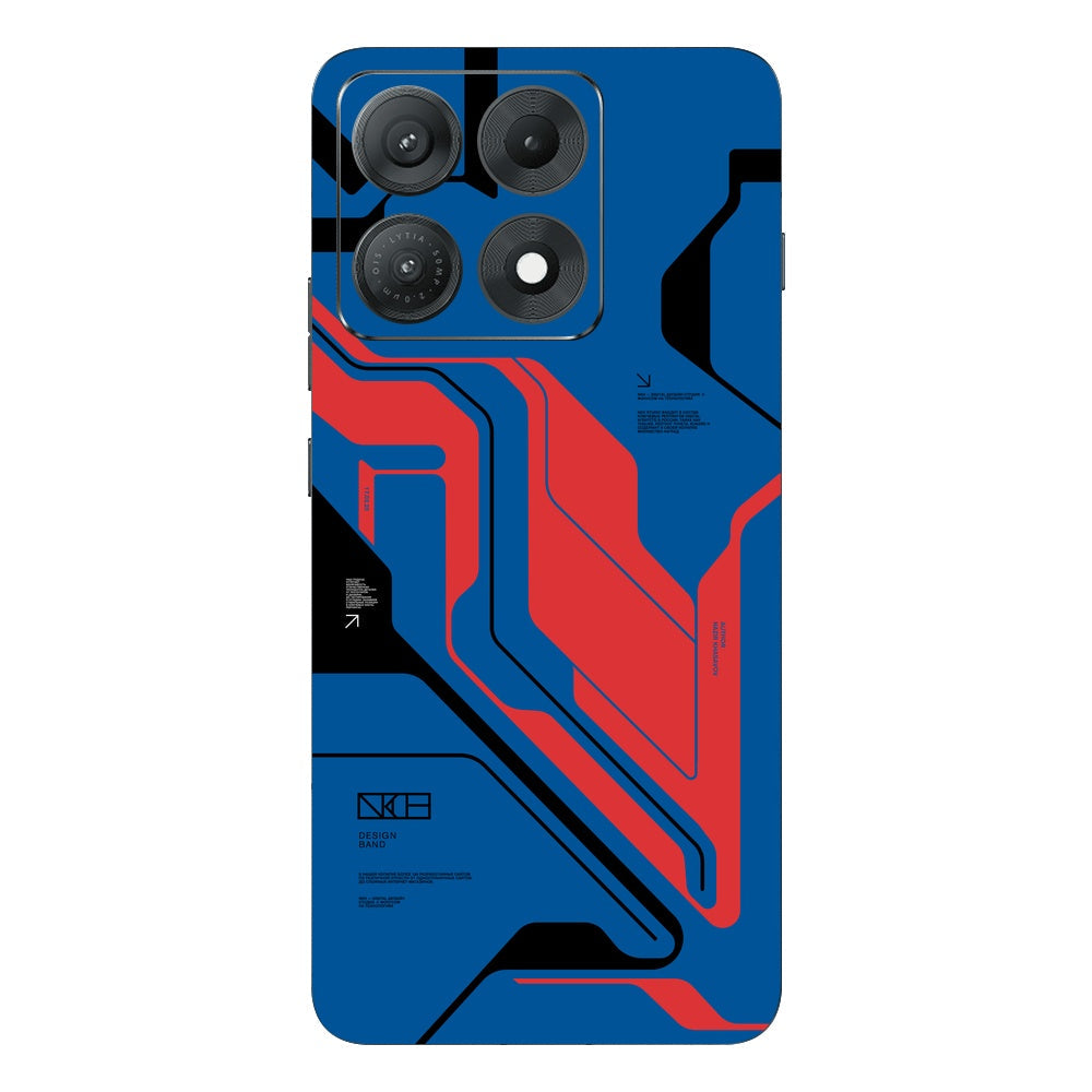 Prime Blue skin on Moto Edge 70 Max (5G) by Decalz