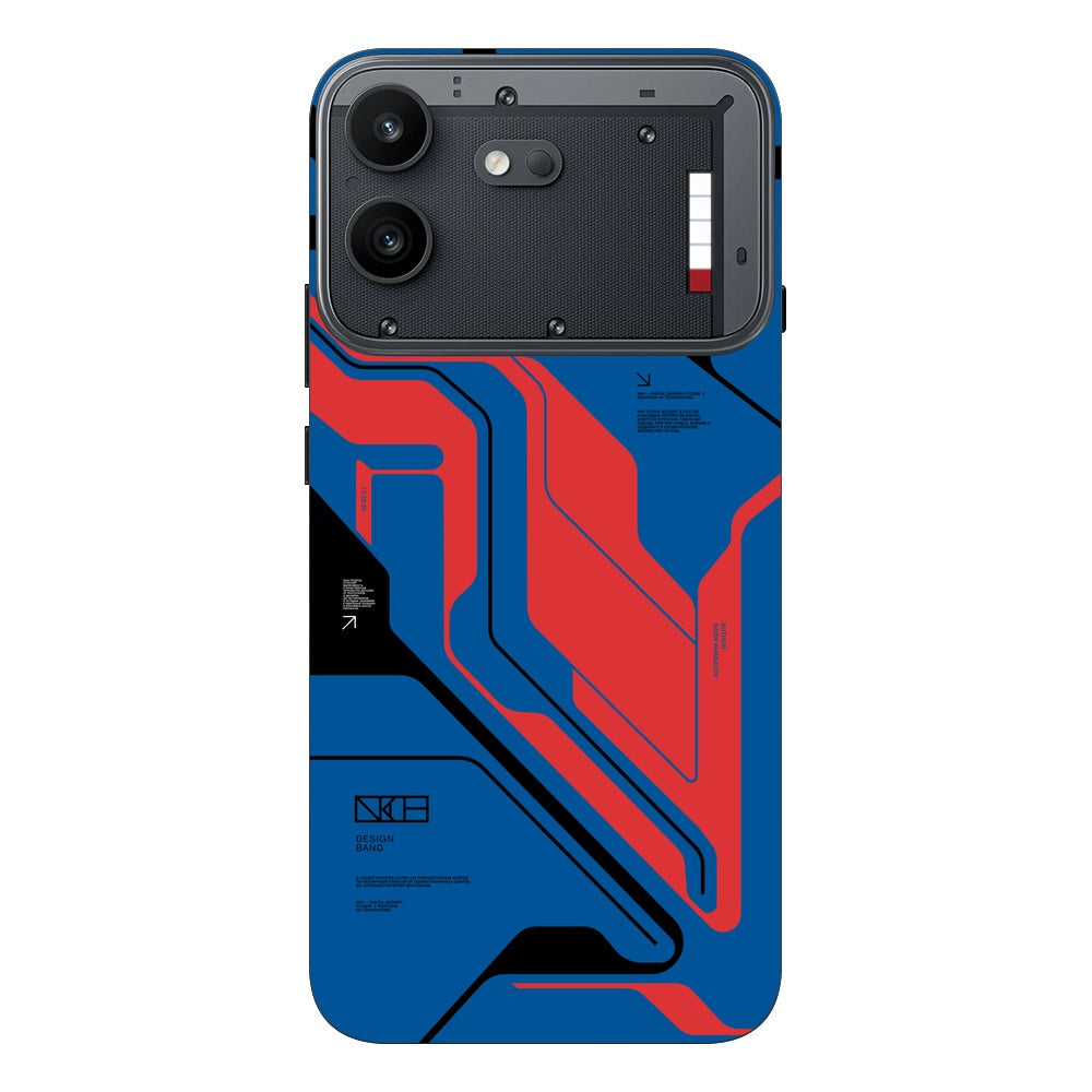 Prime Blue skin on Nothing Phone 4B by Decalz