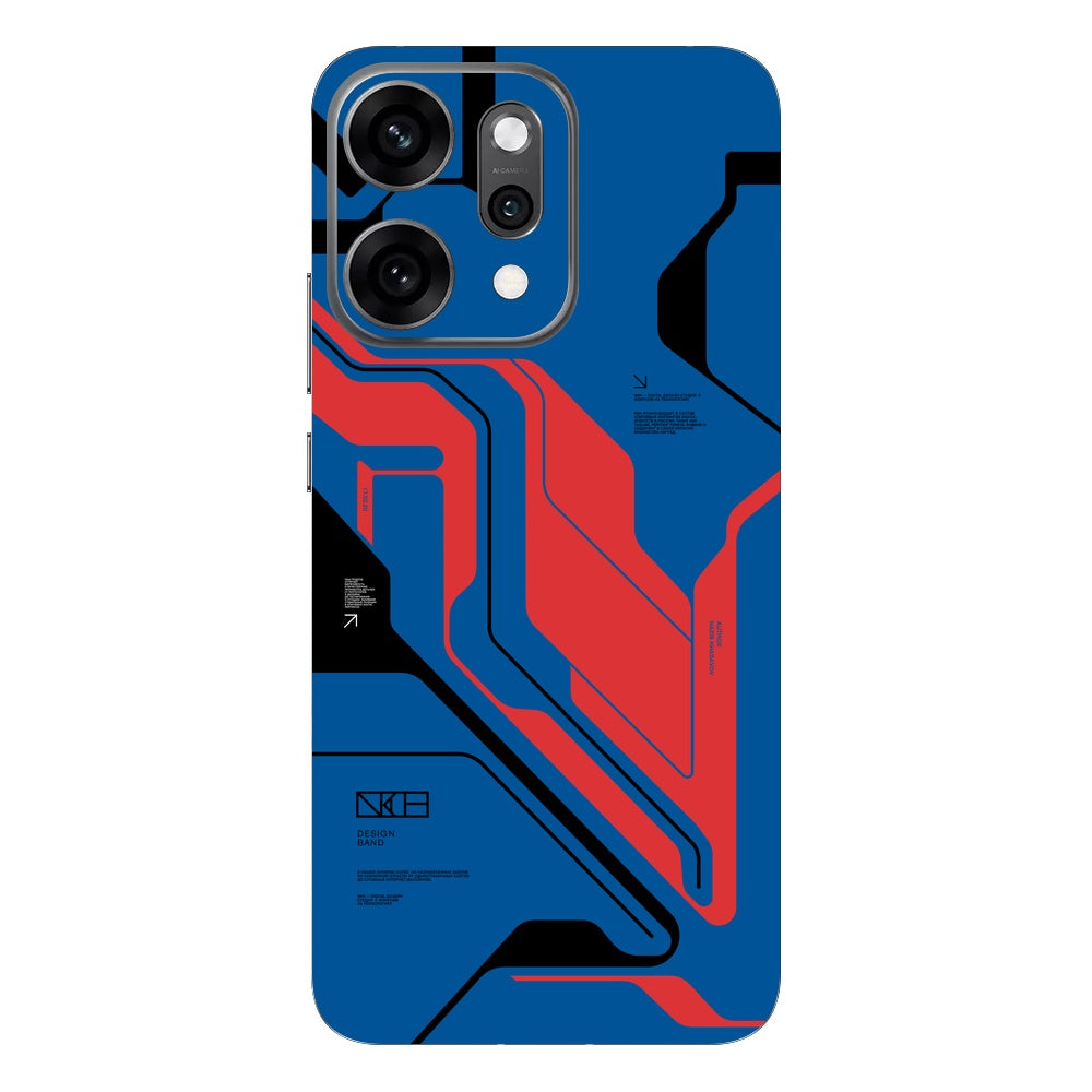 Prime Blue skin on Oppo Reno 14 Pro (5G) by Decalz