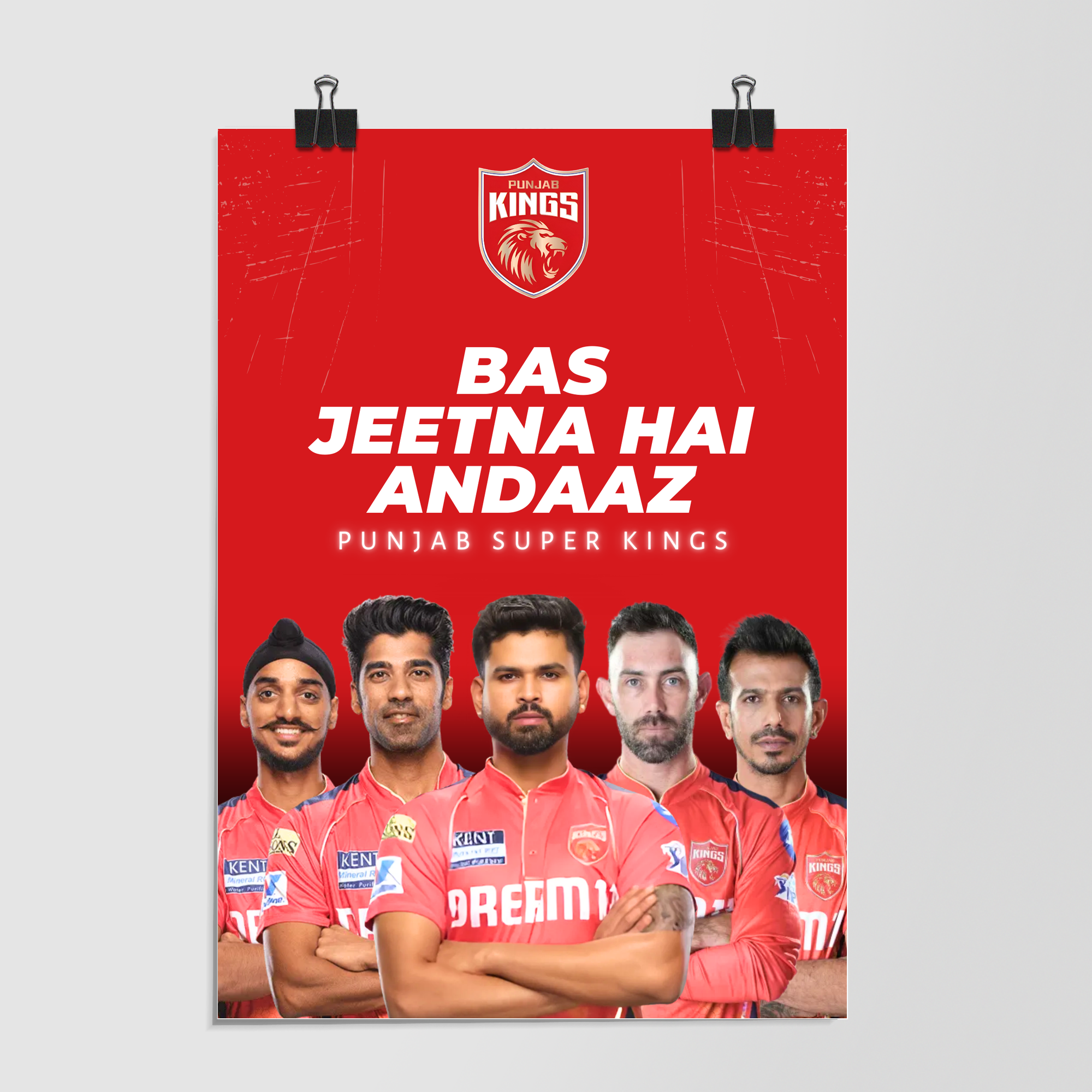 Punjab Kings Tagline by Decalz