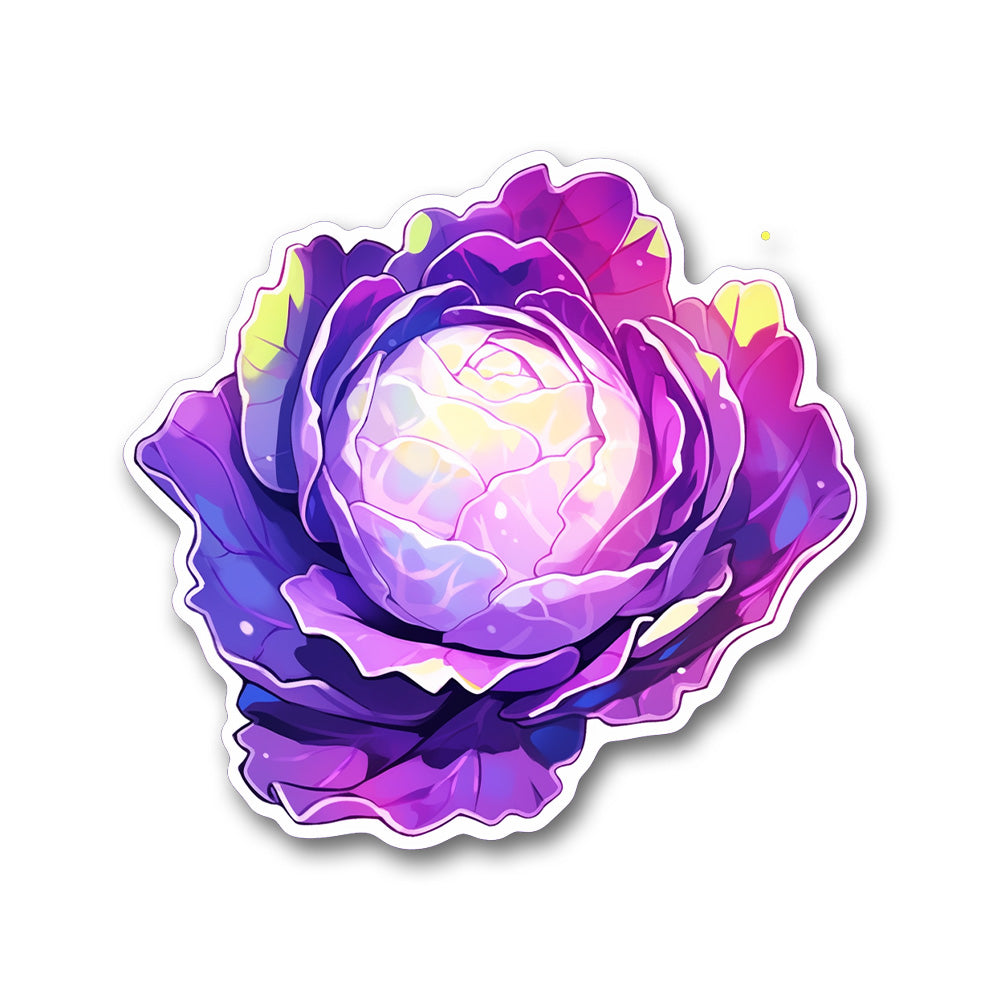 Purple Cabbage Sticker