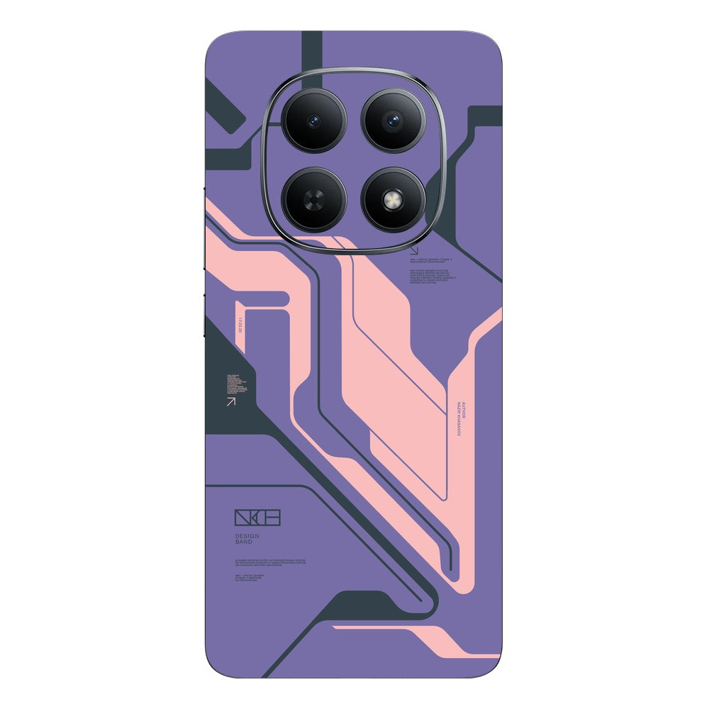 Purple Cyberpunk skin on Redmi Note 15 (5G) by Decalz