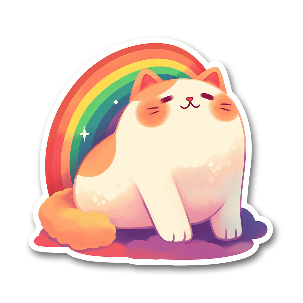 Rainbow Cat Dreamy Sticker