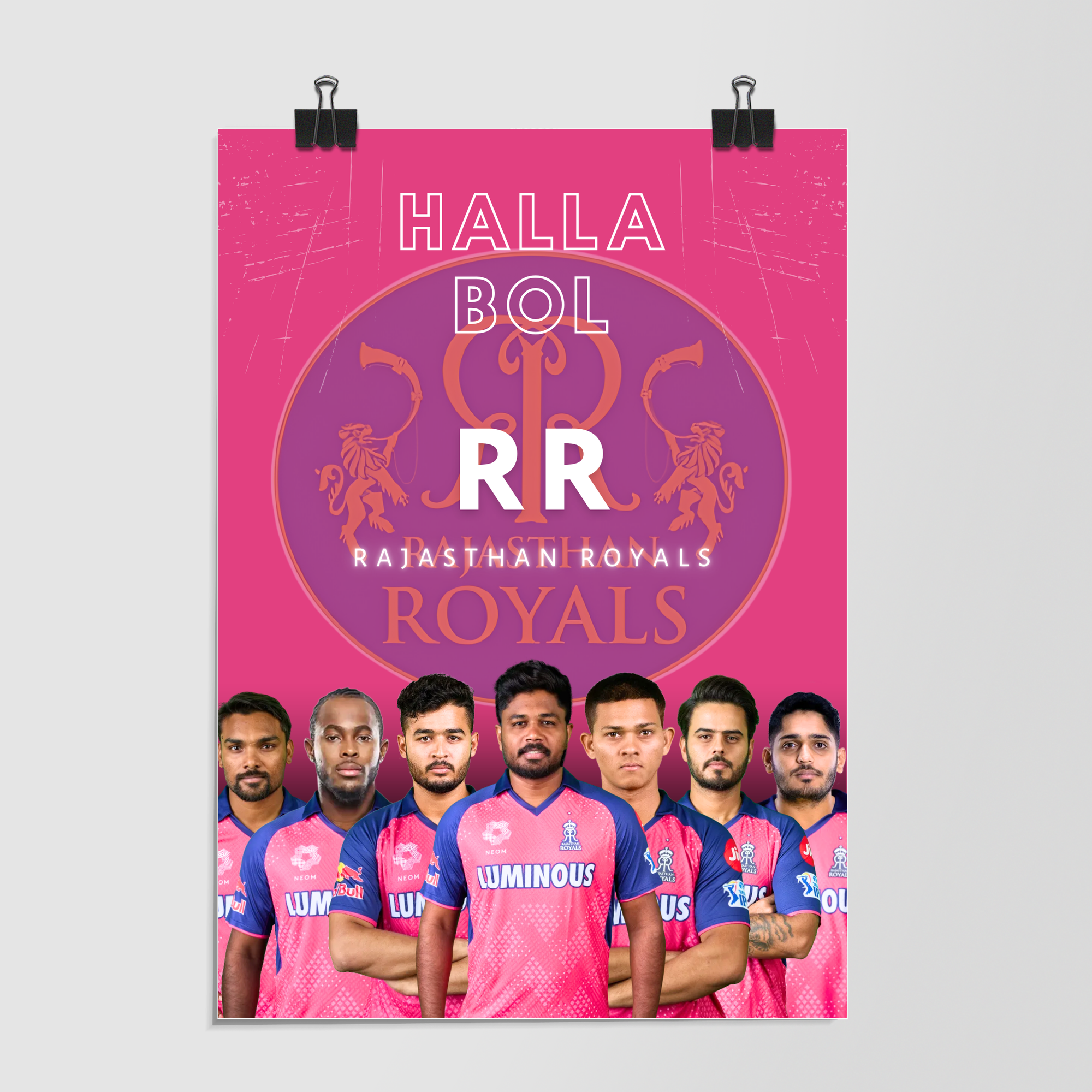 Rajasthan Royals Team by Decalz