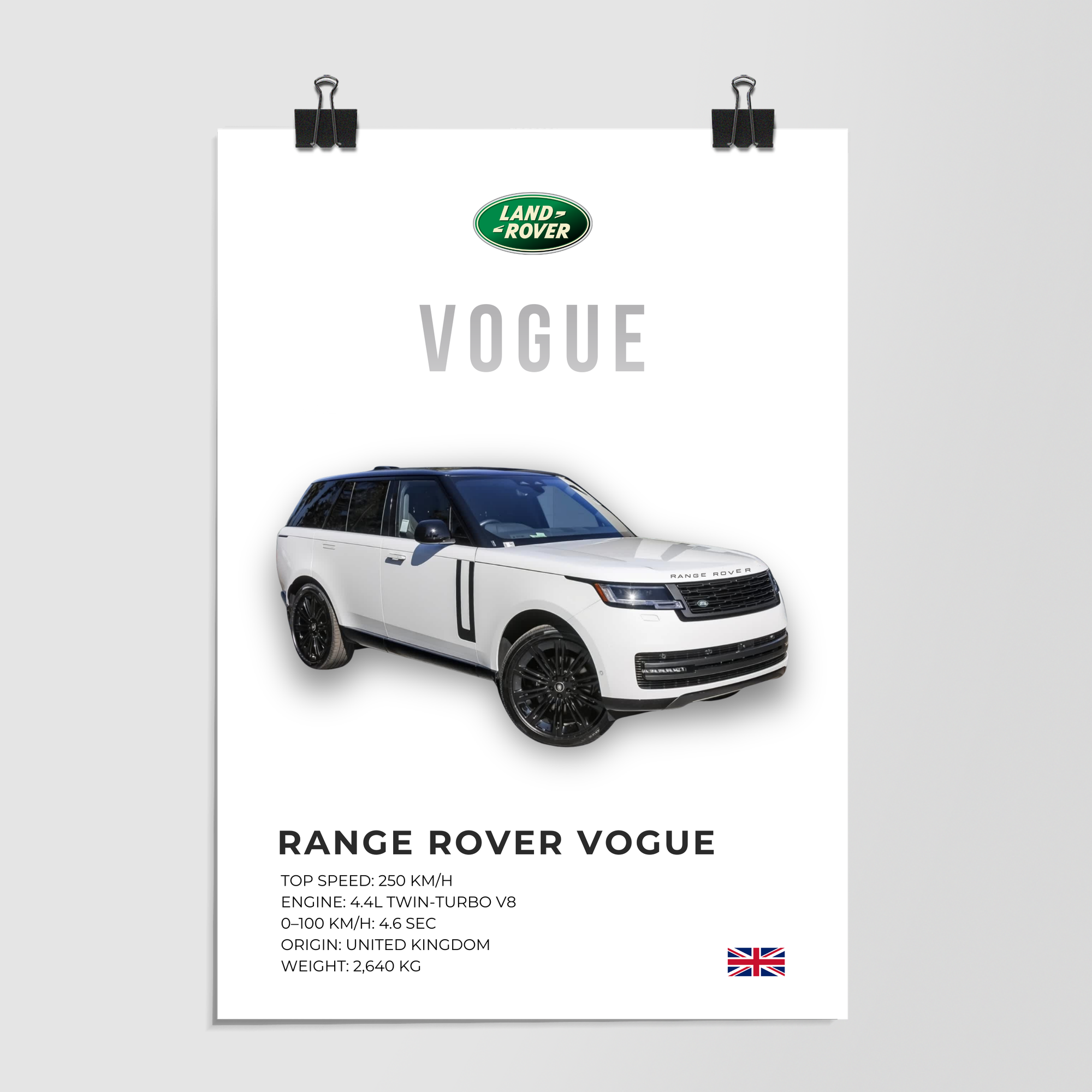 Range Rover Vogue White by Decalz