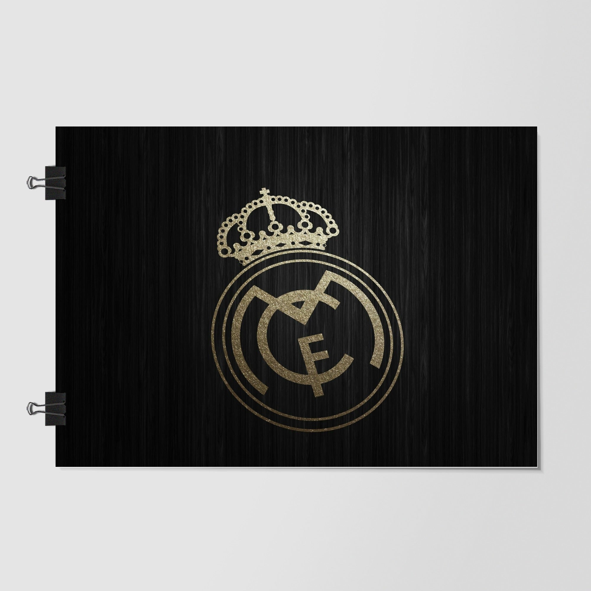 Real Madrid Cf Black Dynamic Angle by Decalz