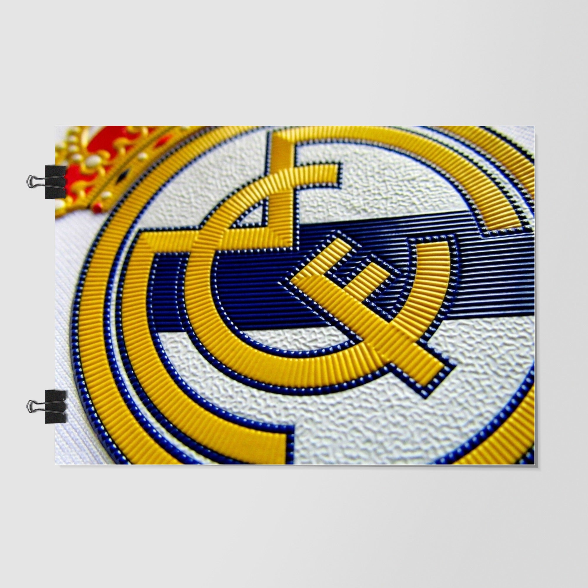 Real Madrid Cf Gray Dramatic Lighting by Decalz