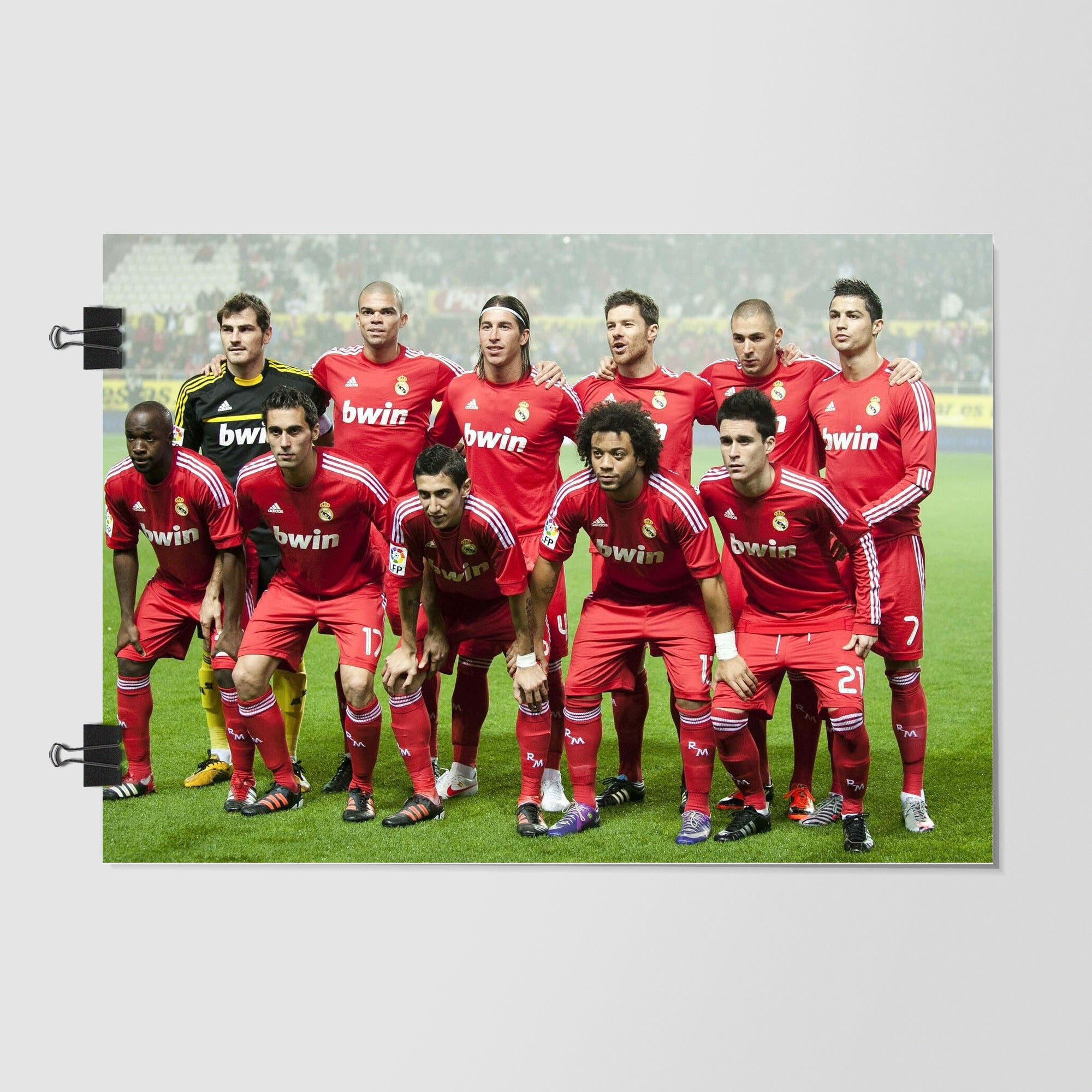 Real Madrid Cf White Dramatic Lighting by Decalz