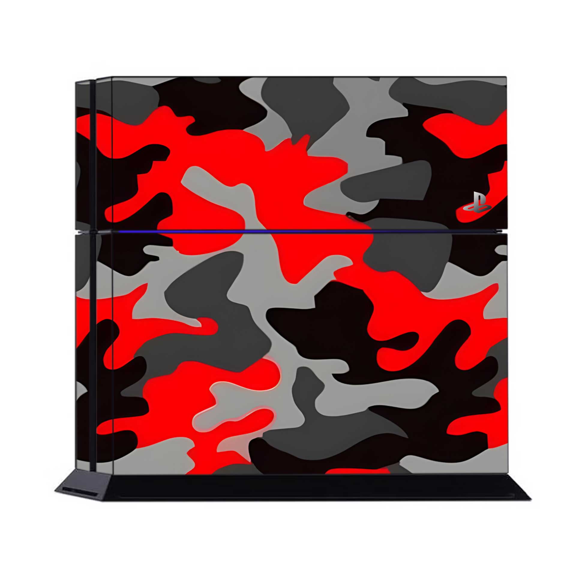 Red Camouflage PlayStation 4 Fat Skins & Wraps