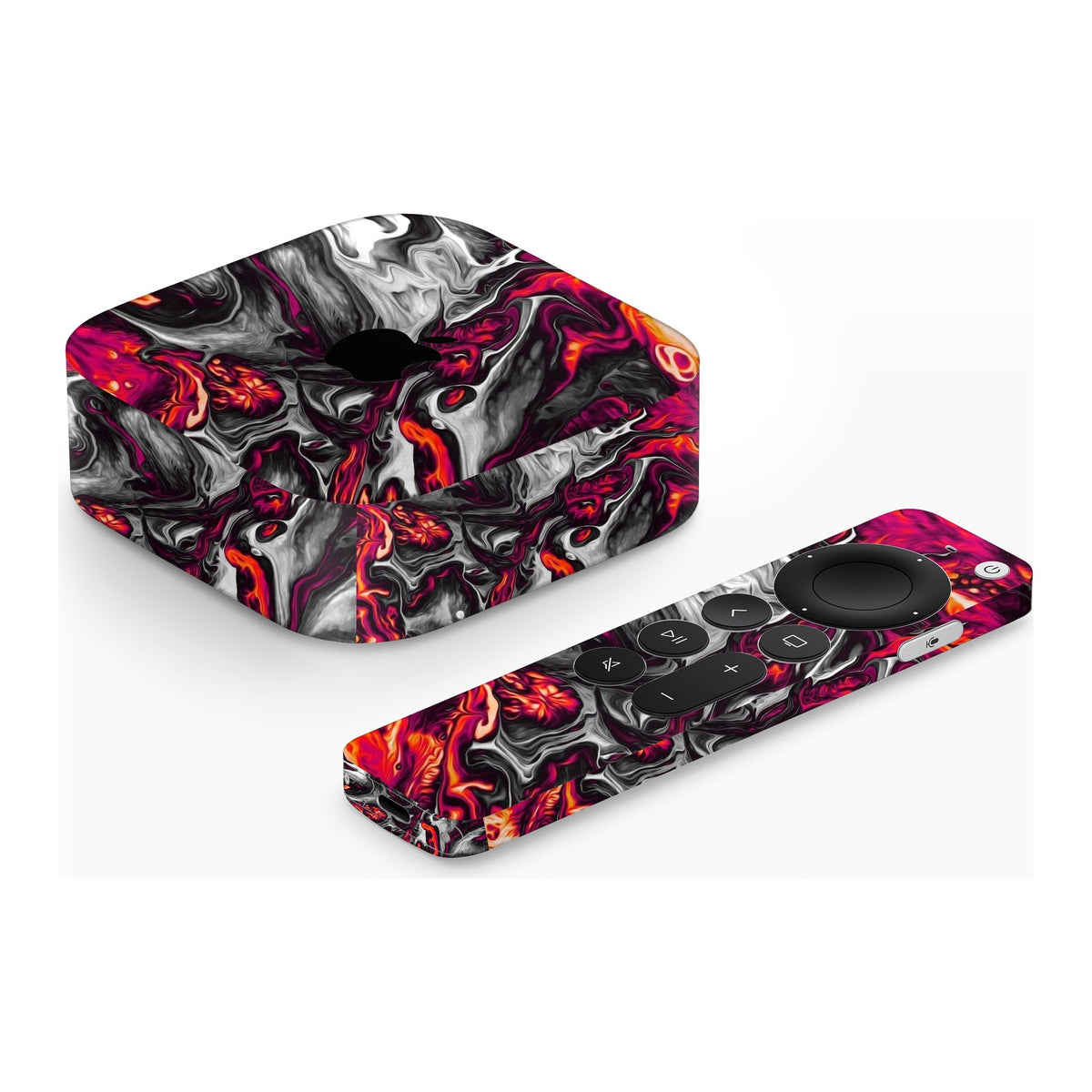 Red Hot Lava Apple TV 4K (2022) skin by Decalz