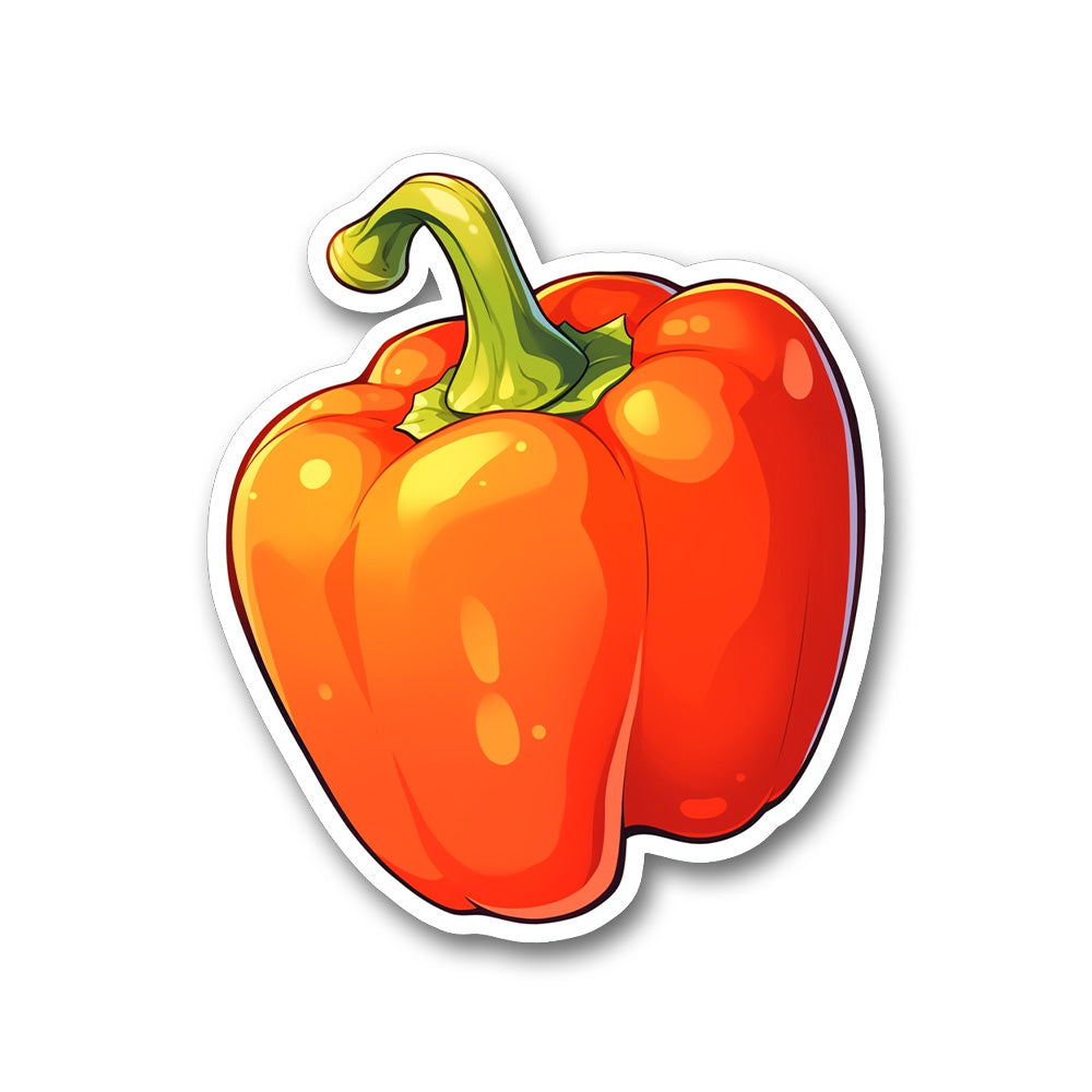 Red Bell Pepper Sticker