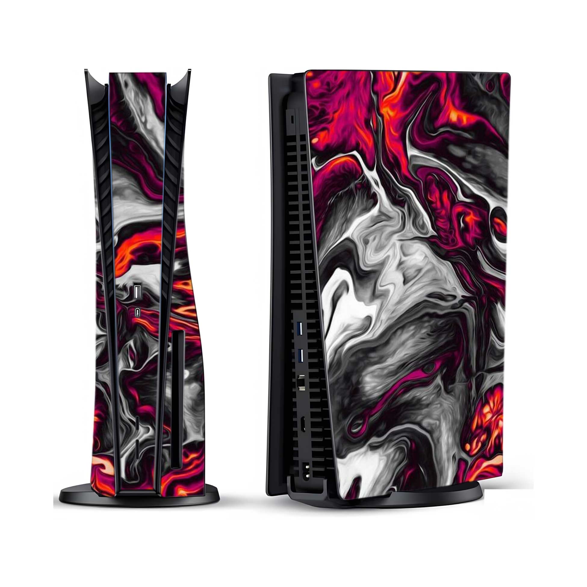 Red Hot Lava PlayStation 5 Fat Skins & Wraps