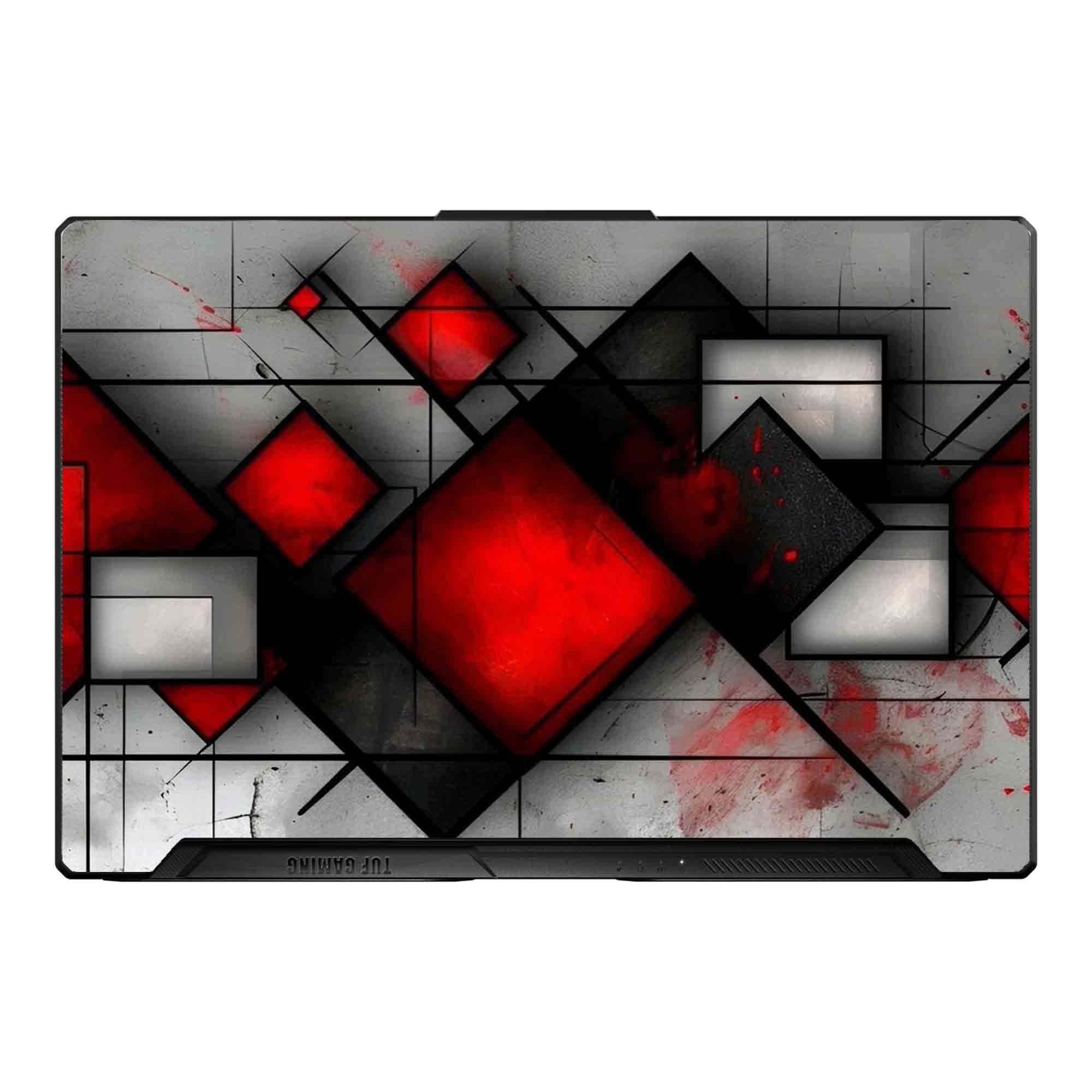 Red Squares - Laptop Skins