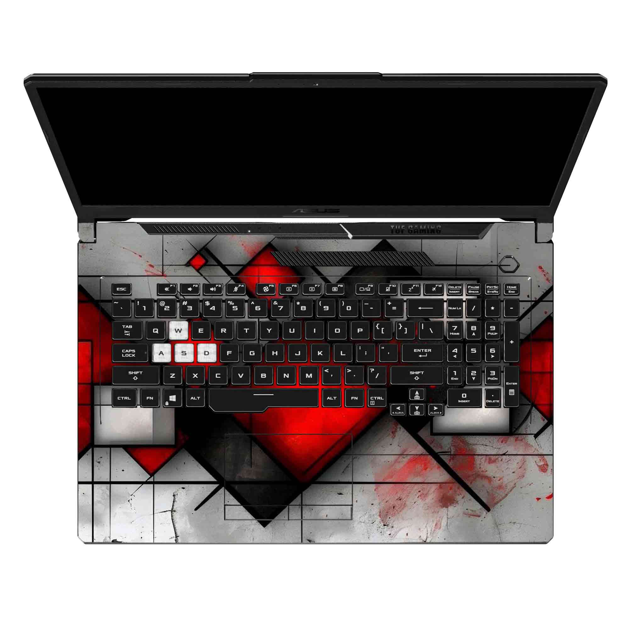 Red Squares - Laptop Skins