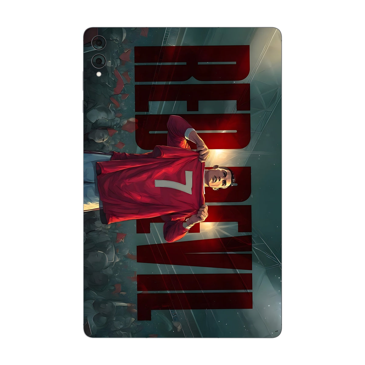 Red Aura skin on Samsung Galaxy Tab S11 Ultra by Decalz