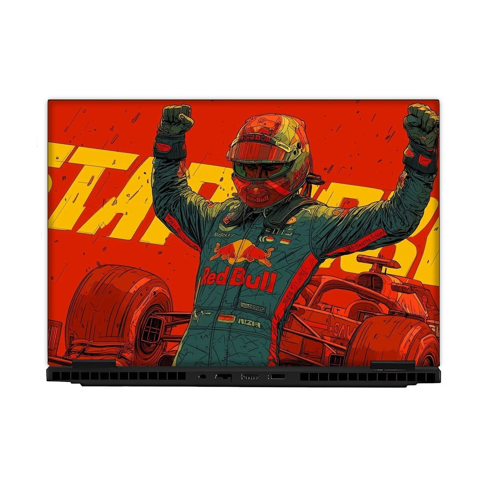 Red Bull Champion skin on Hp Omen Gaming 16-AM0241TX by Decalz
