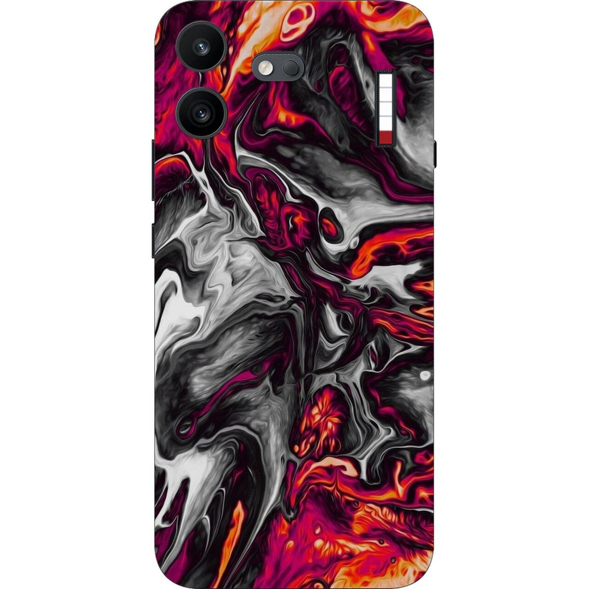Red Hot Lava skin on Nothing Phone 4B by Decalz