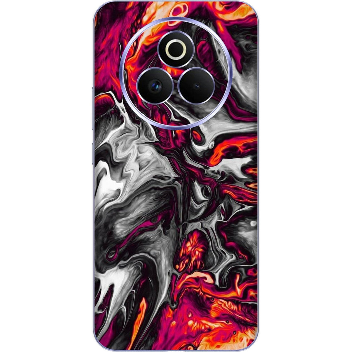 Red Hot Lava skin on Realme P3 Pro (5G) by Decalz