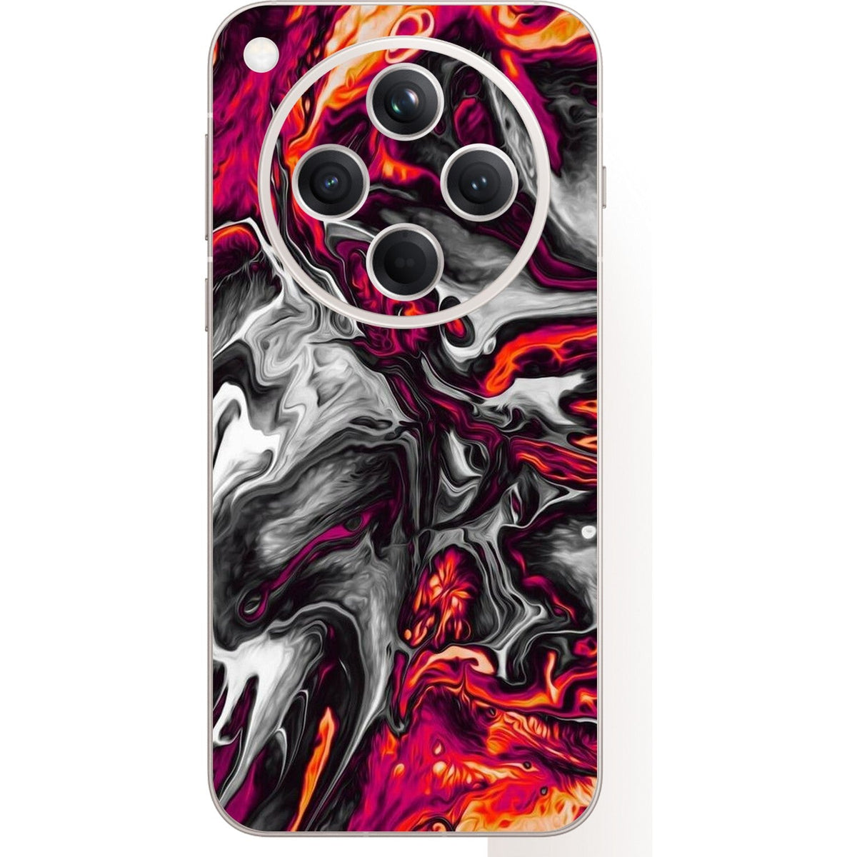 Red Hot Lava skin on Oppo Find X8 (5G) by Decalz