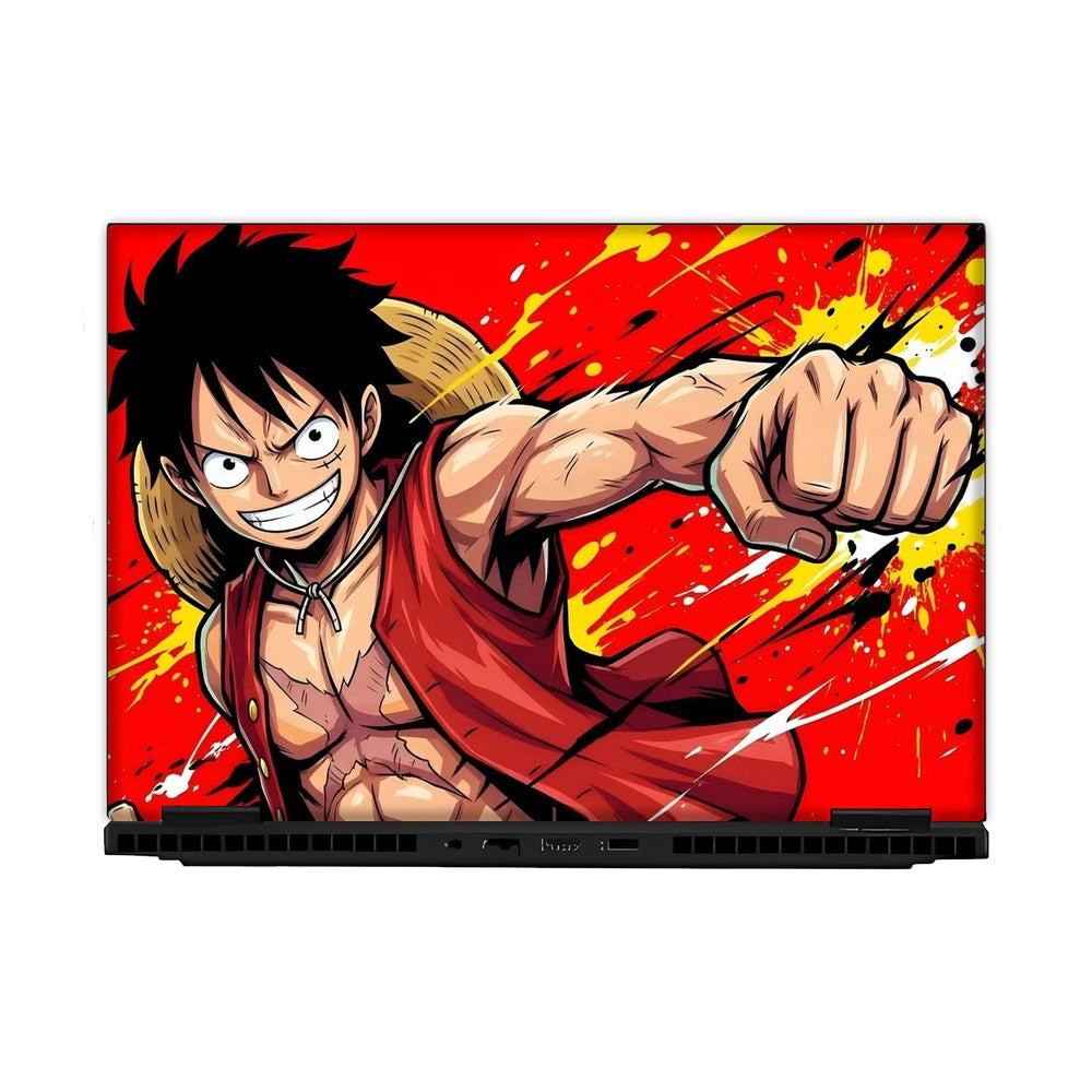Red Punch Revolution skin on Hp Omen Gaming 16-AM0241TX by Decalz