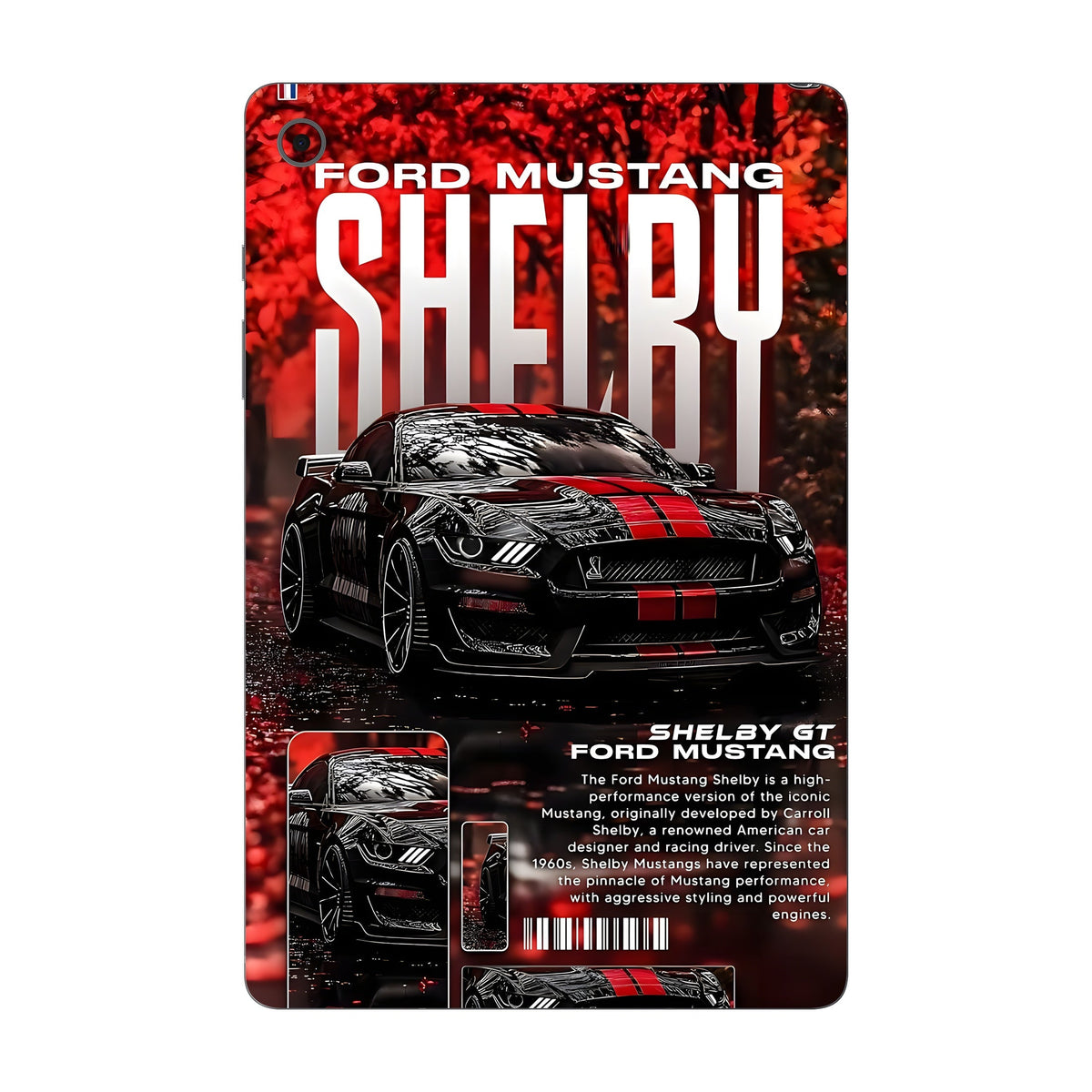Redline Shelby skin on Samsung Galaxy Tab S10 Lite by Decalz