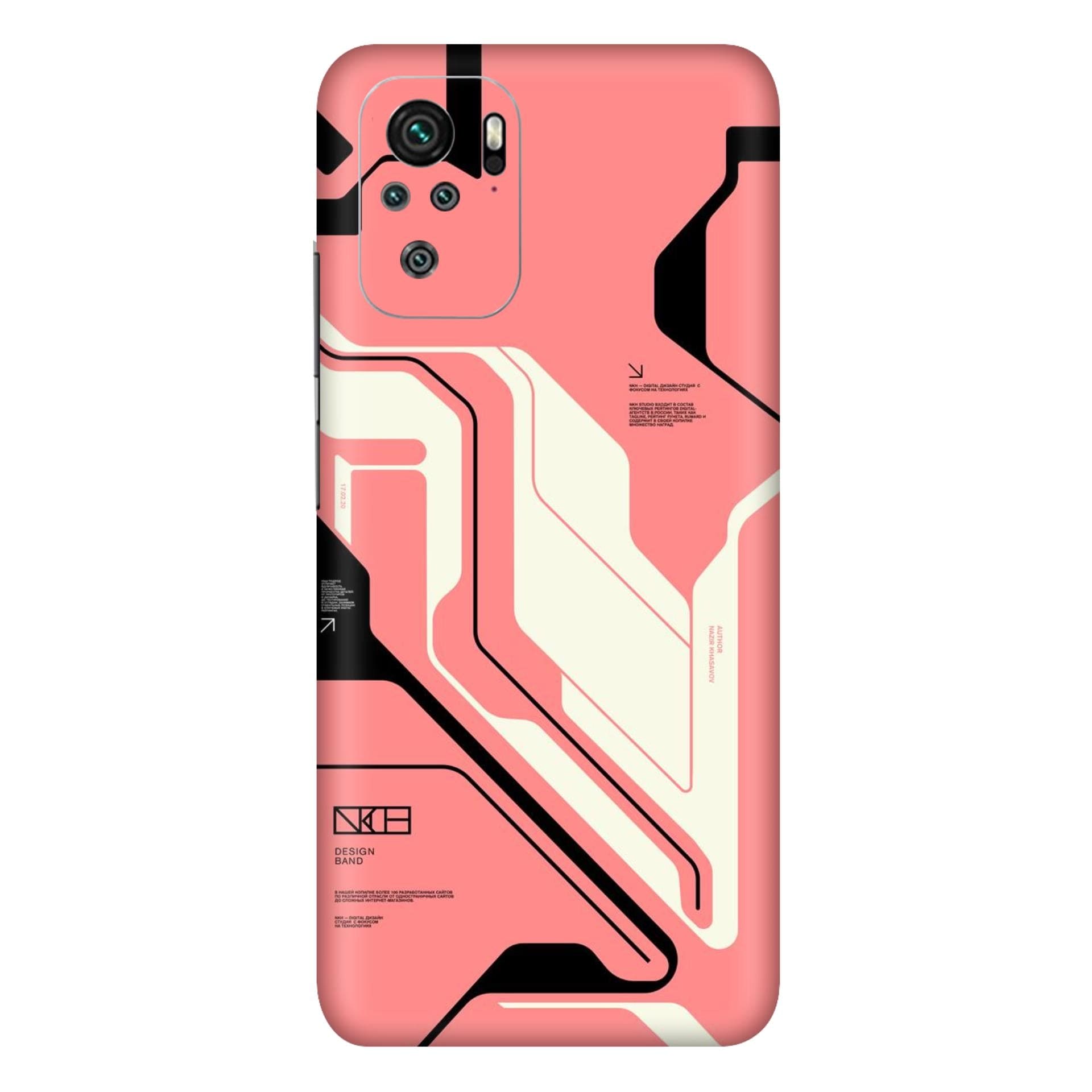Redmi Note 10 Cyber pink skins
