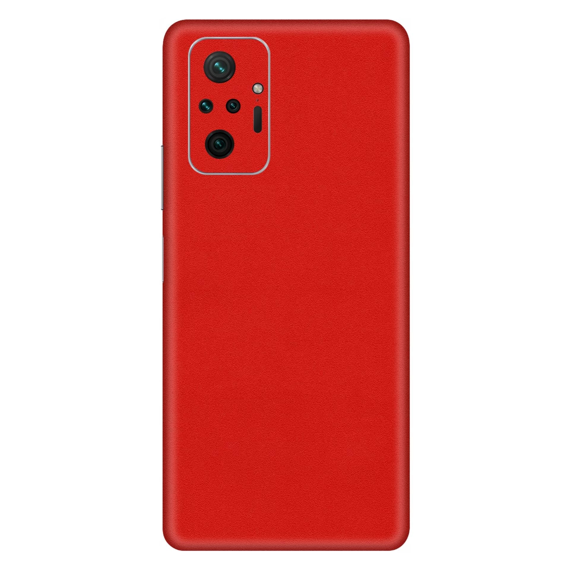 Redmi Note 10 Pro Max Matte Red skins
