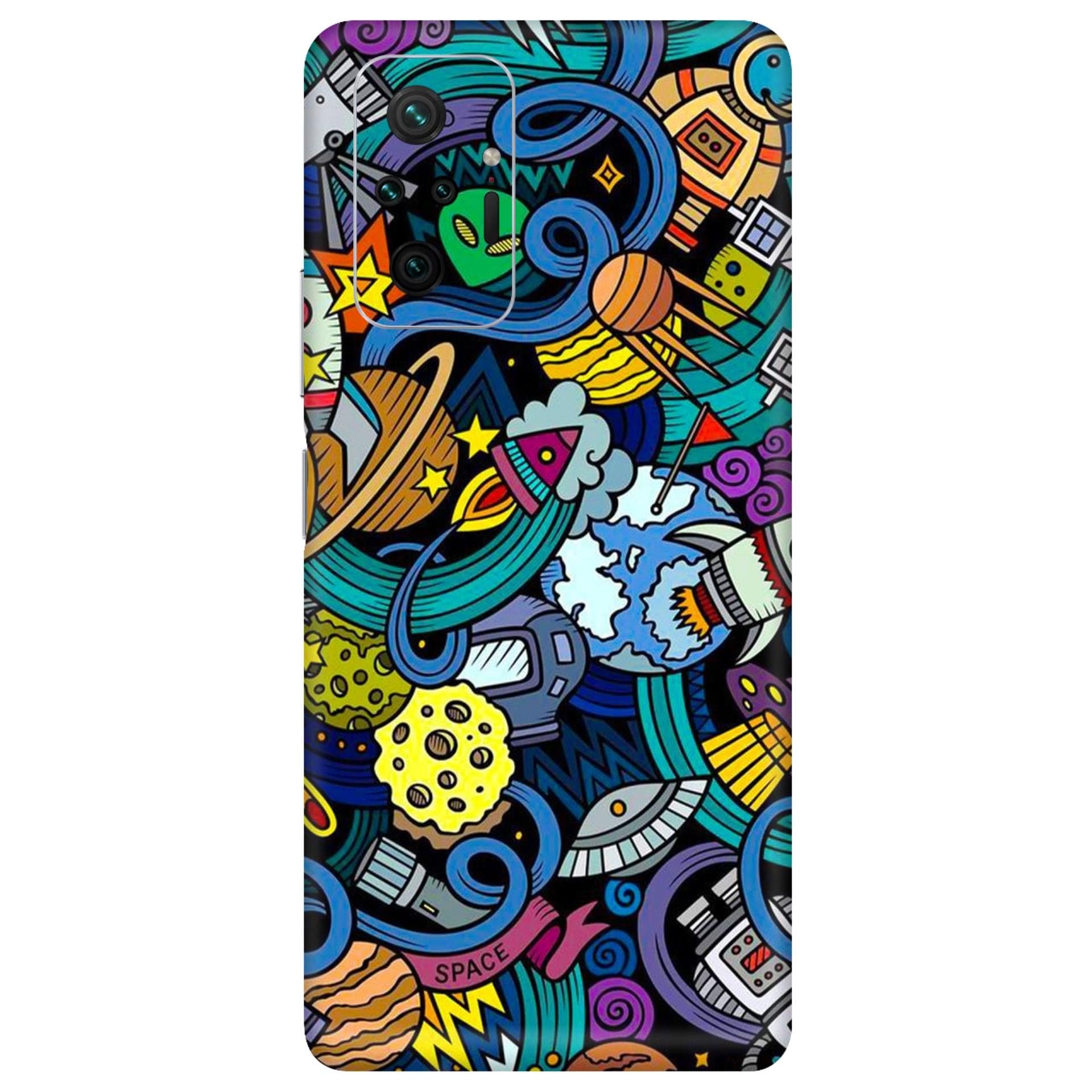 Redmi Note 10 Pro Space Doodle skins
