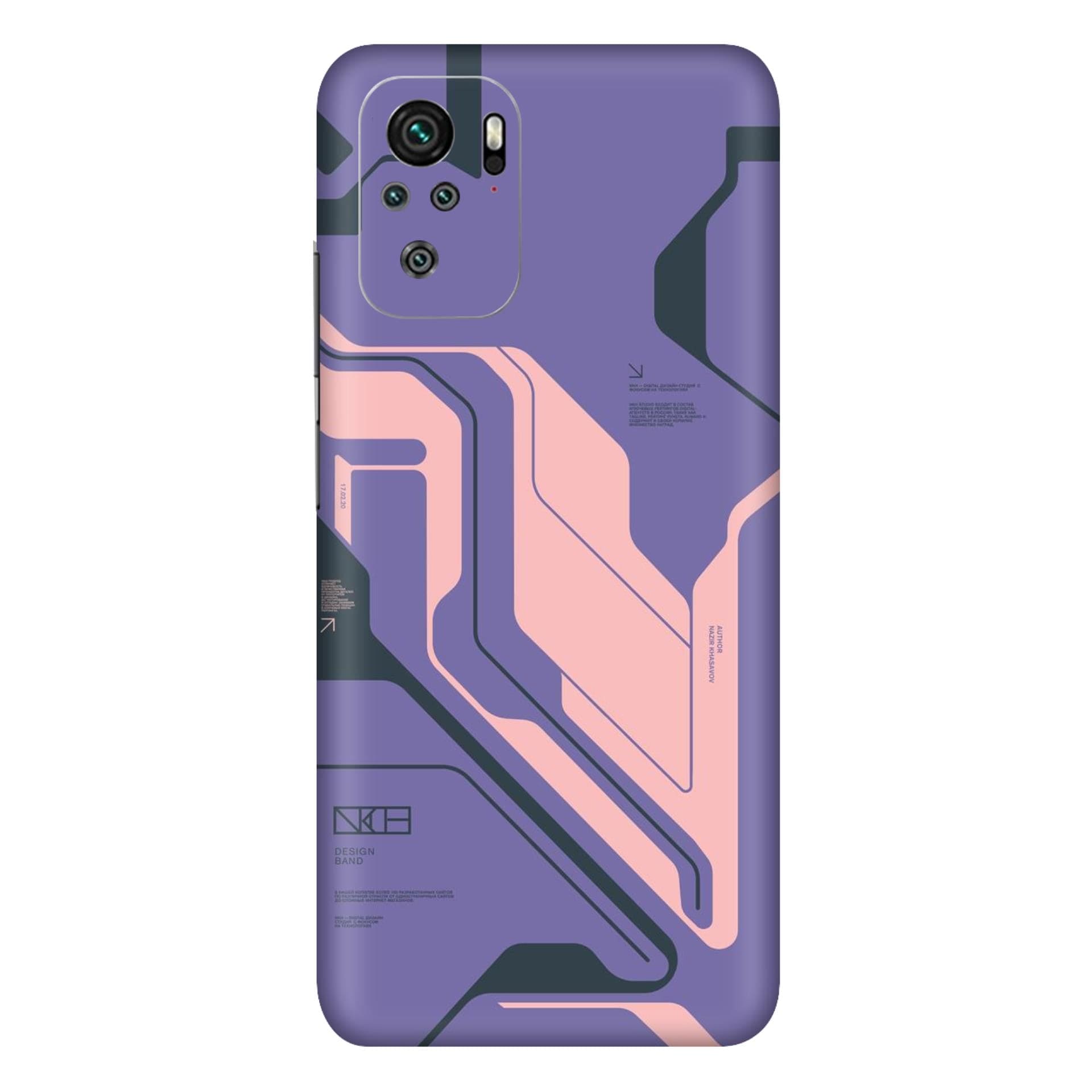 Redmi Note 10 Purple Cyberpunk skins