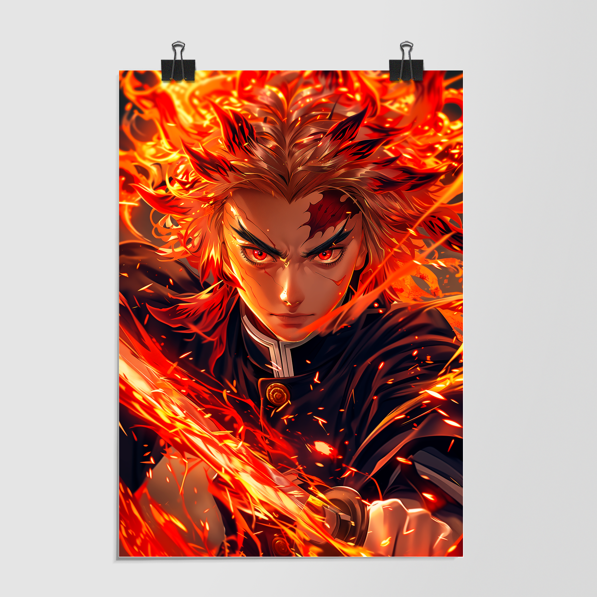 Flame Swordsman’s Burning Spirit by Decalz