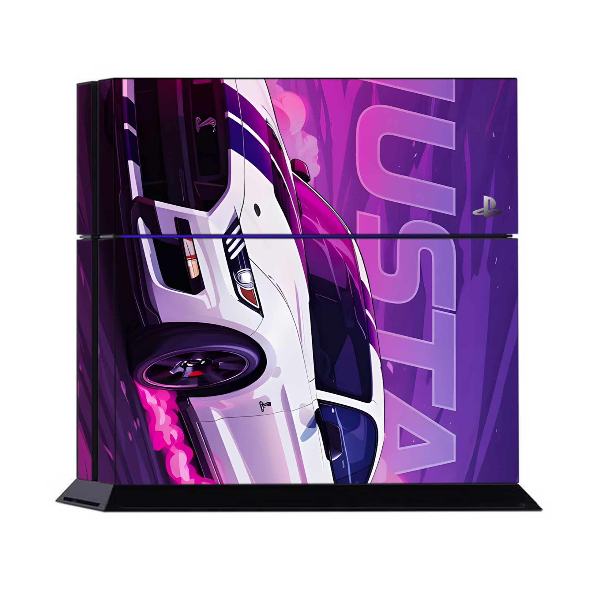 Retro Racer PlayStation 4 Fat Skins & Wraps