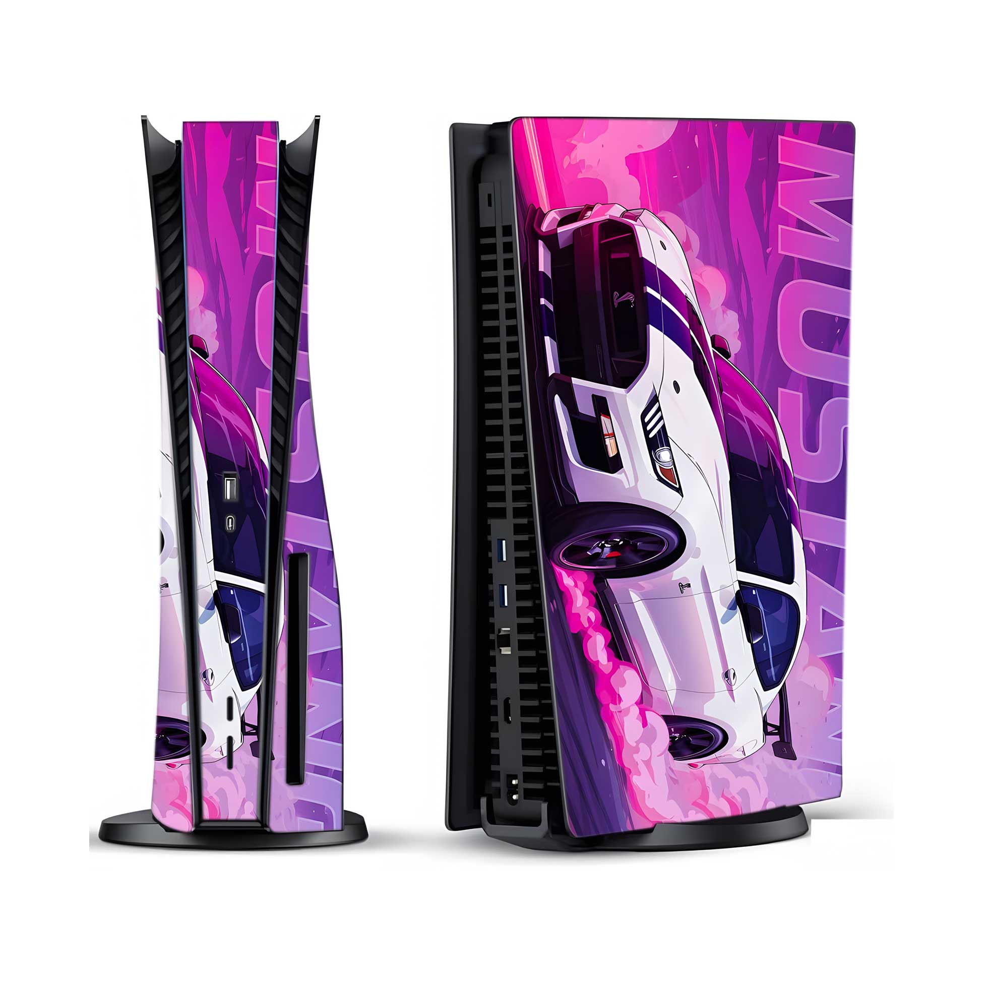 Retro Racer PlayStation 5 Fat Skins & Wraps