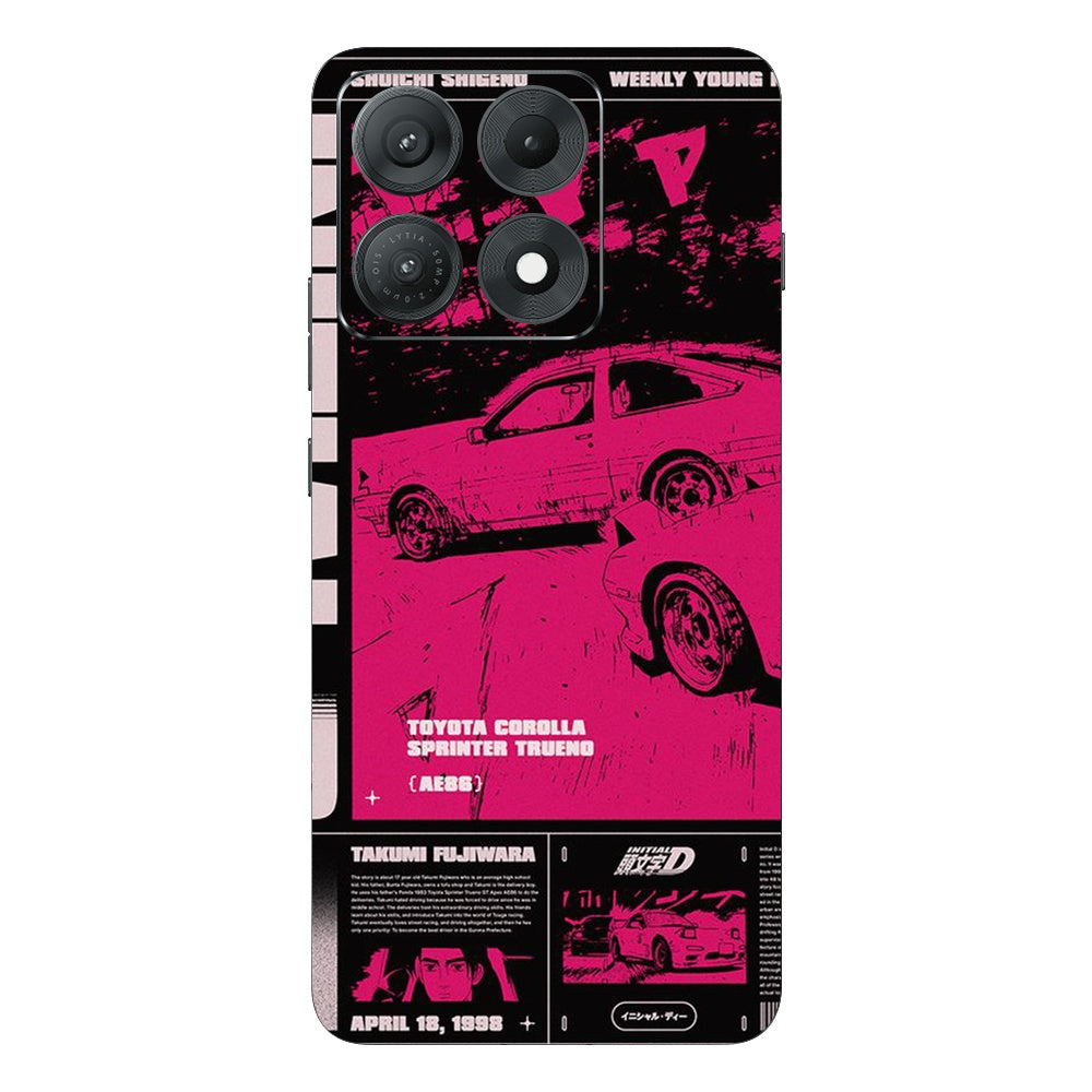 Retro Toyota skin on Moto Edge 70 Max (5G) by Decalz