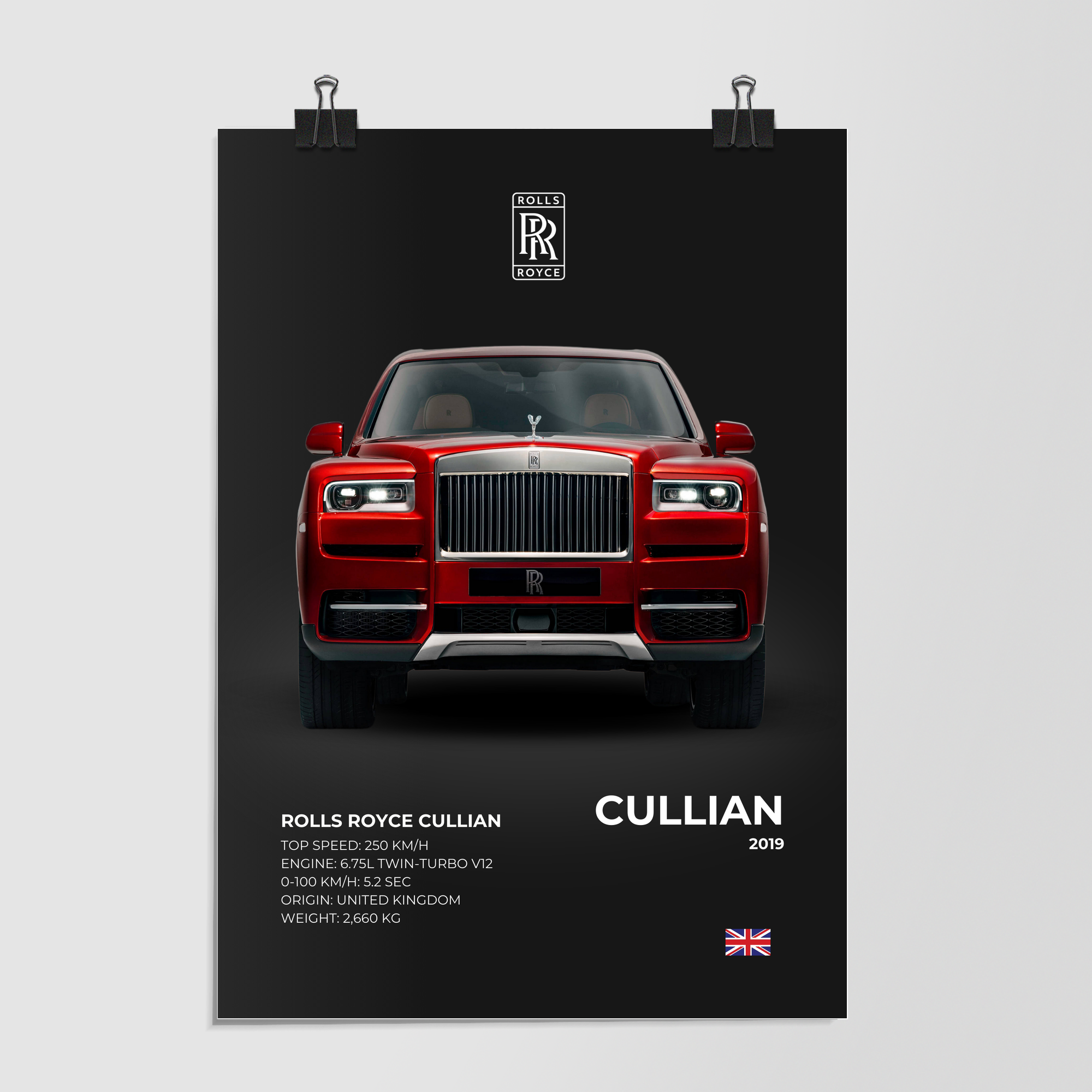 Rolls Royce Cullinan Red 2019 by Decalz