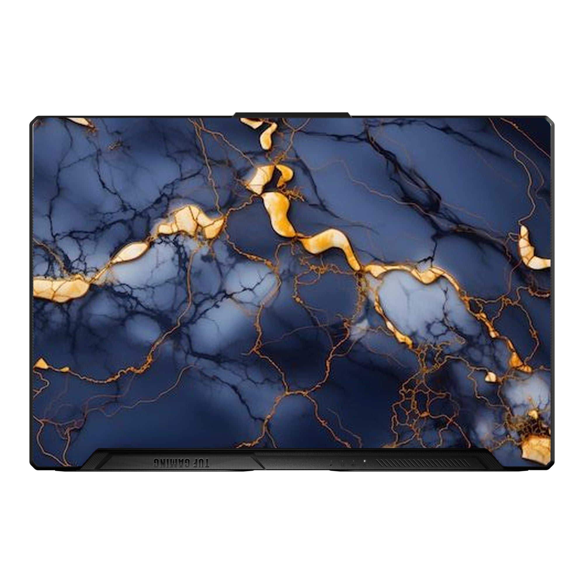 Royal Blue Gold Marble by Decalz