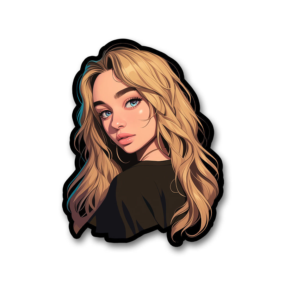 Sabrina Carpenter Chic Style Sticker