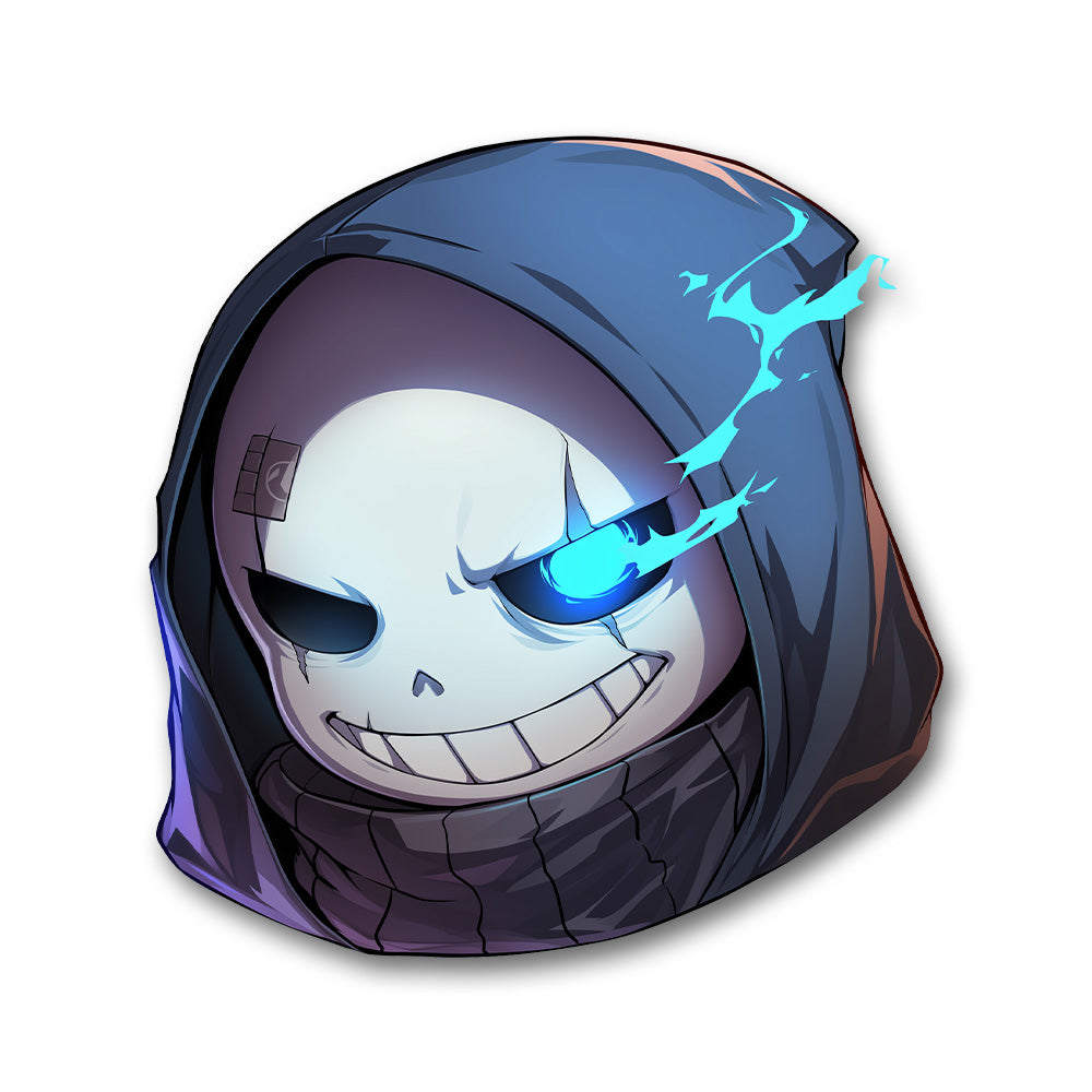 Sans Blue Flame Eye Sticker