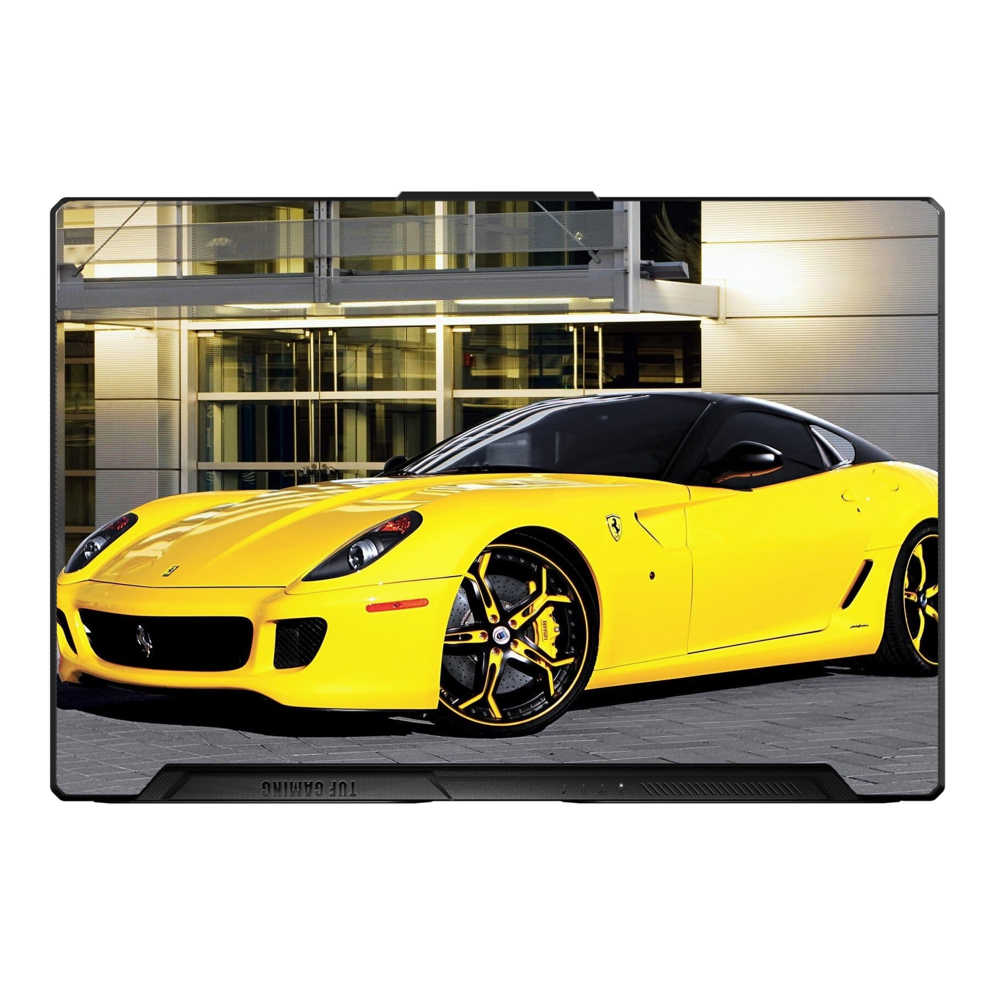 Scarlet Italian Gold Supercar Dramatic Lighting by Decalz